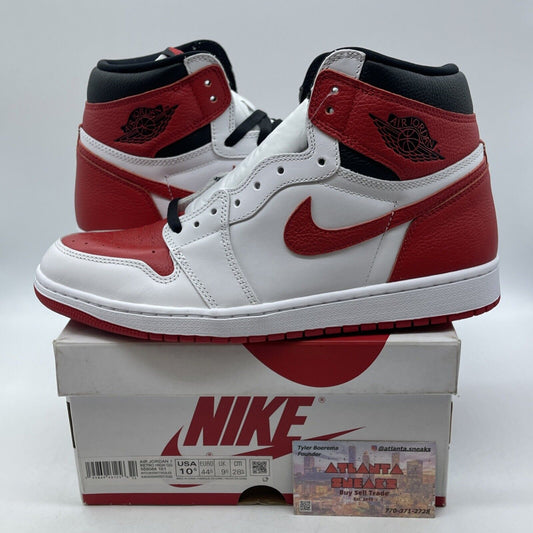 Size 10.5 - Jordan 1 Retro OG High Heritage Red White Black (555088-161)