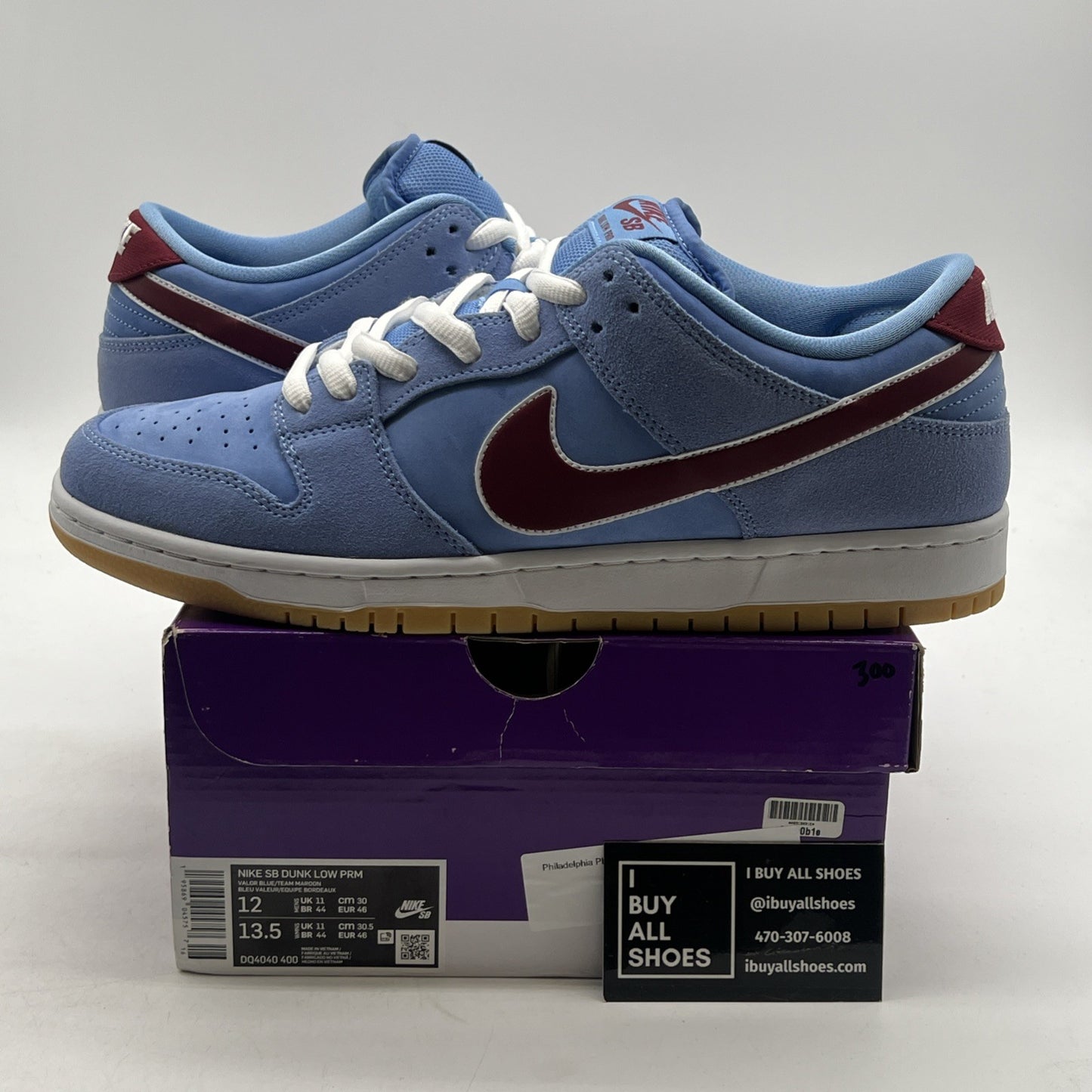 Size 12 - Nike SB Dunk Low Premium Philadelphia Phillies (DQ4040-400)