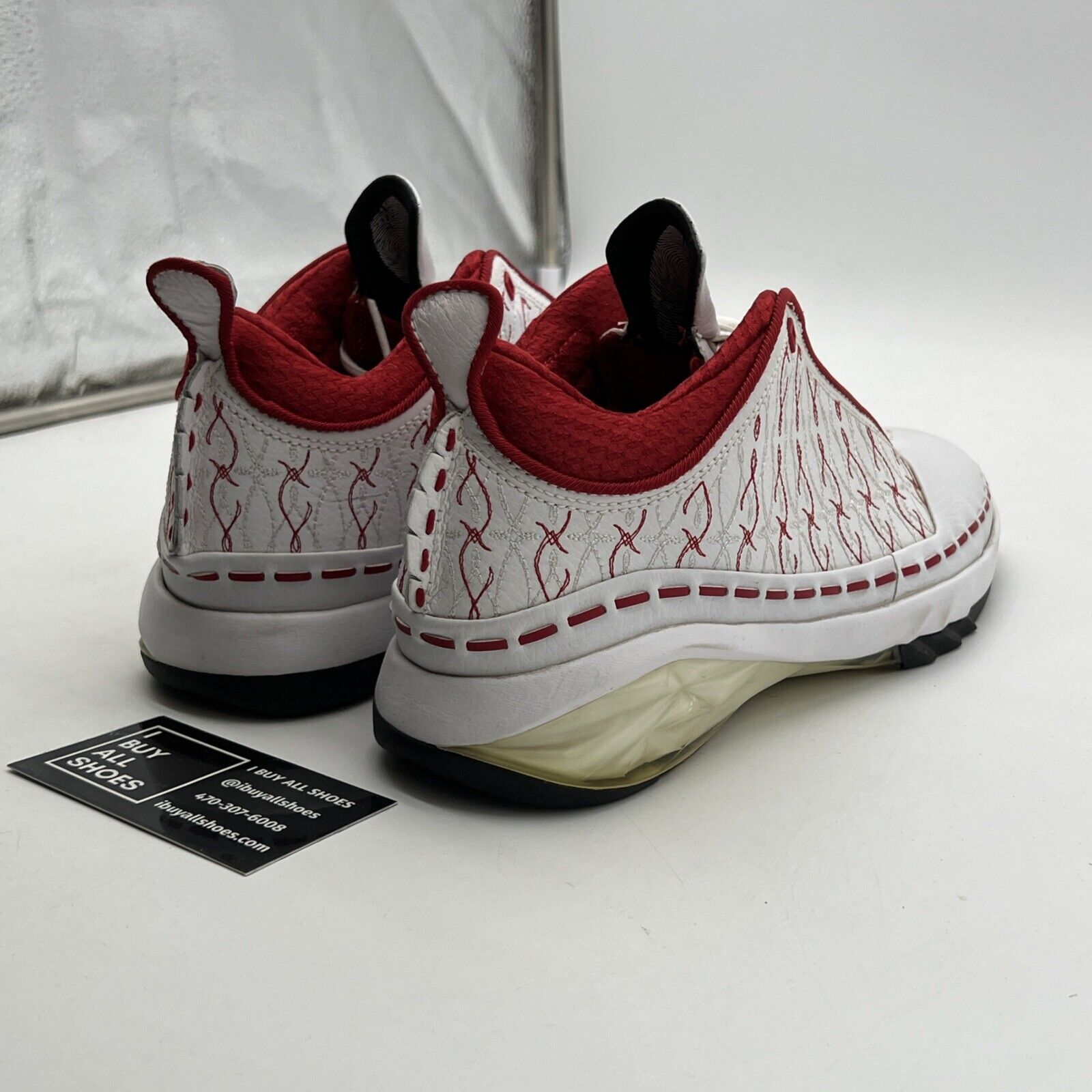 Size 7Y - Nike Air Jordan 23 Low White Red (323406-161)