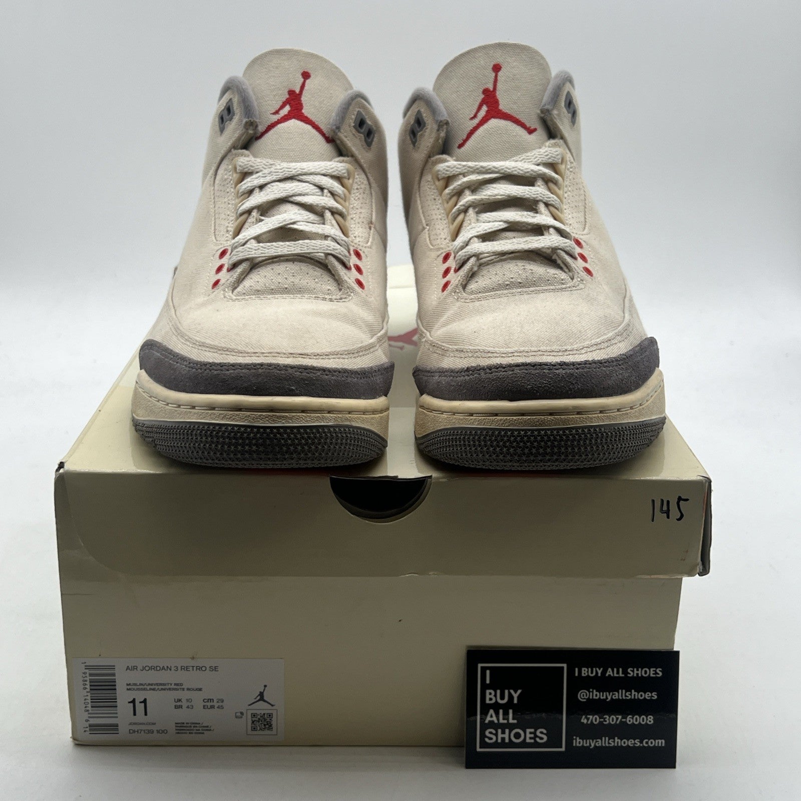 Size 11 - Air Jordan 3 Muslin (DH7139-100)