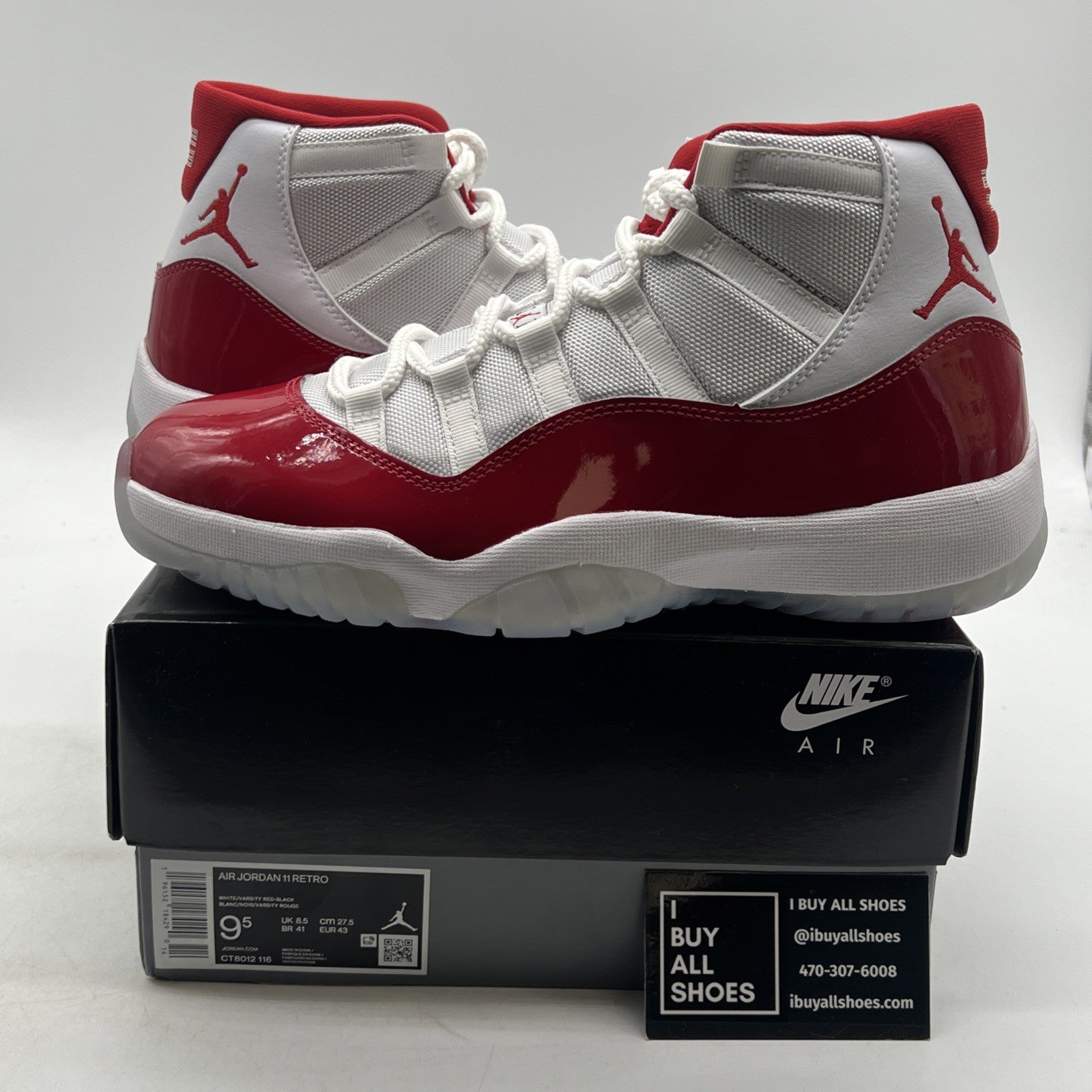 Size 9.5 - Air Jordan 11 Retro High Cherry (CT8012-116)