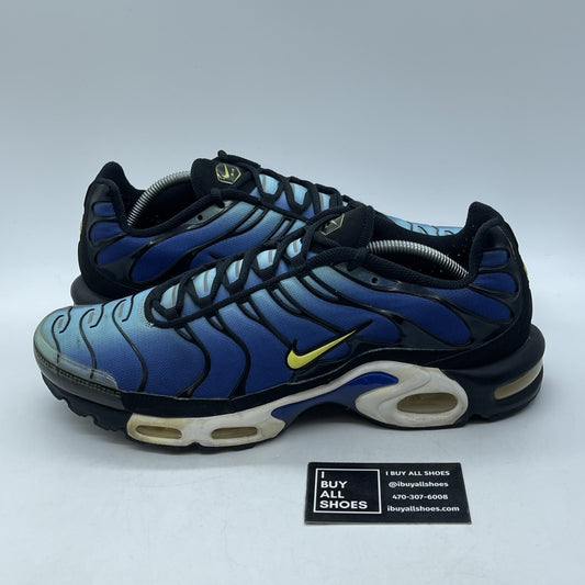 Size 13 - Nike Air Max Plus Hyper Blue Black Suede Leather (604133-475)