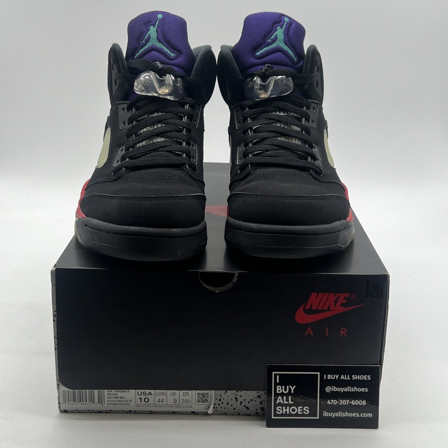 Size 10 - Air Jordan 5 Retro Top 3 Black 2020 (CZ1786-001)