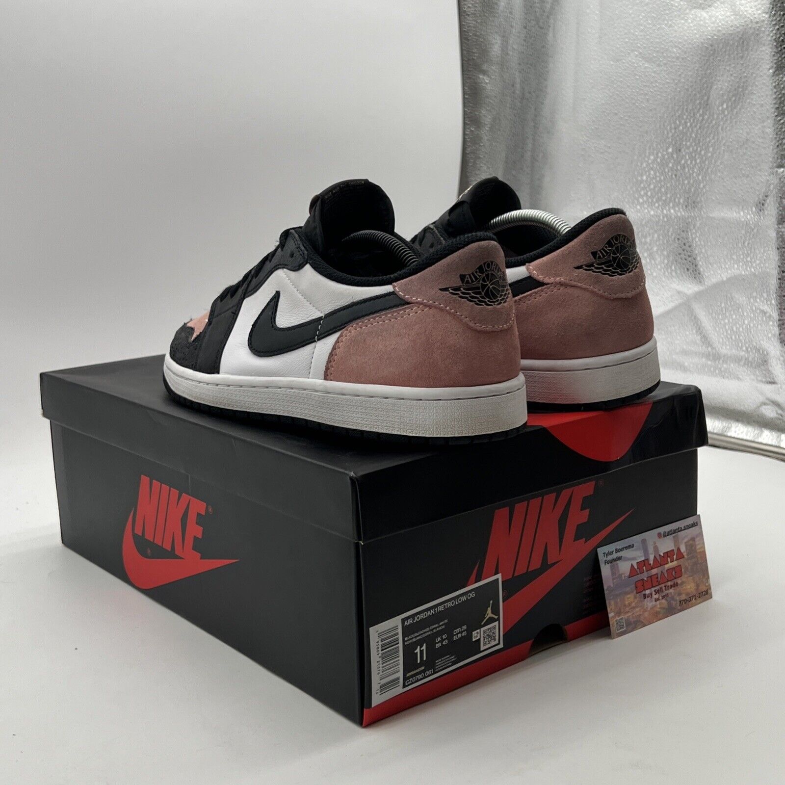 Size 11 - Air Jordan 1 Low OG Bleached Coral (CZ0790-061)