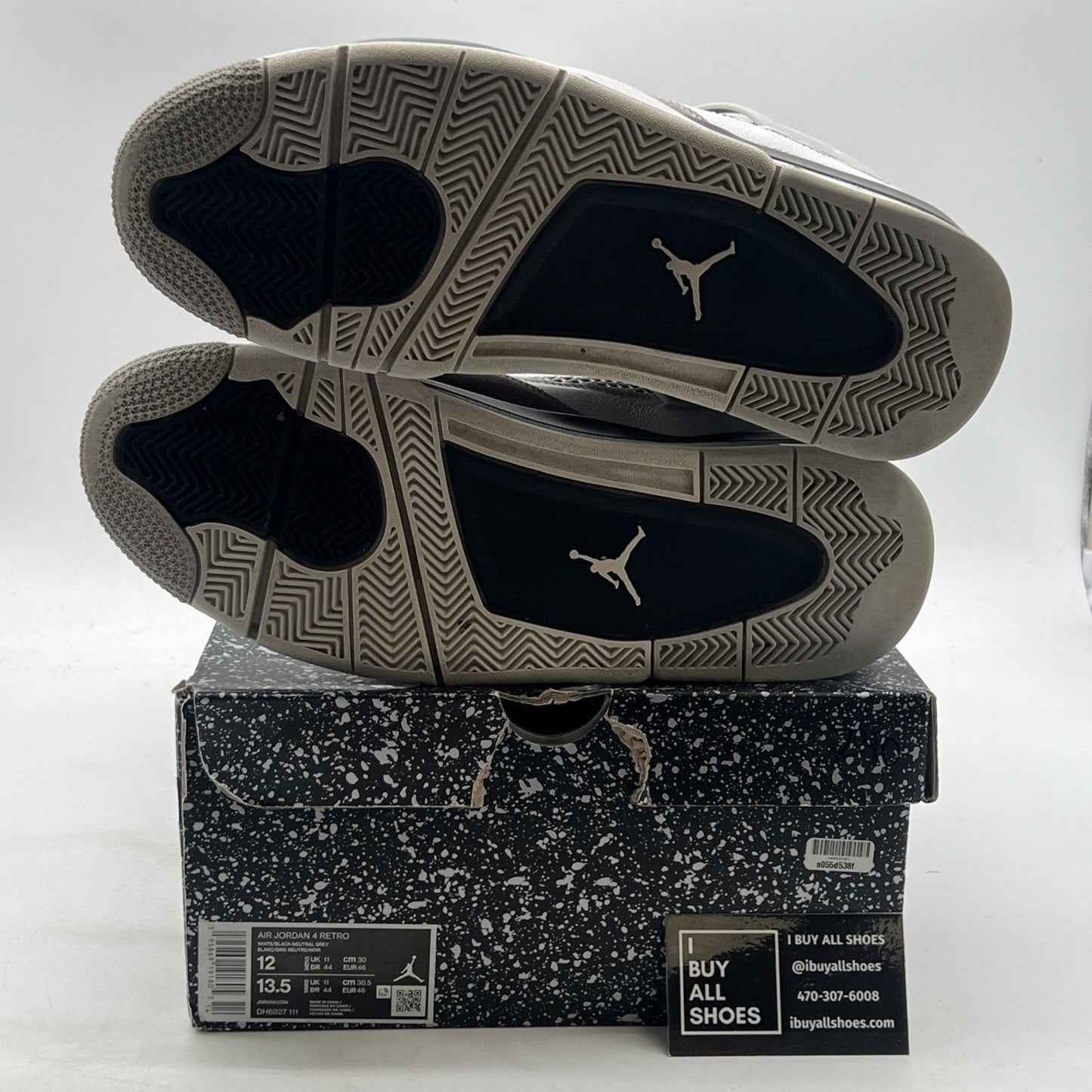 Size 12 - Air Jordan 4 Retro Mid Military Black (DH6927-111)