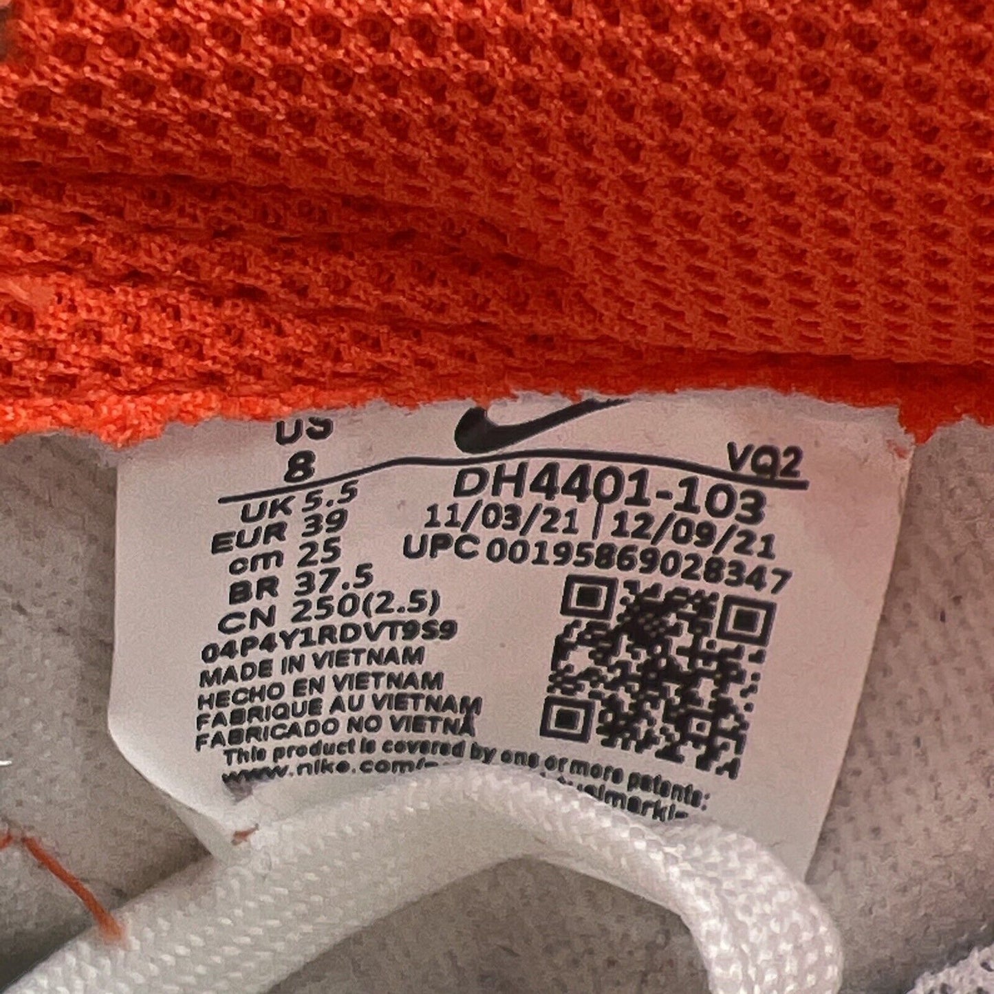 Size 8 - Nike Dunk Low Orange Paisley W (DH4401-103)