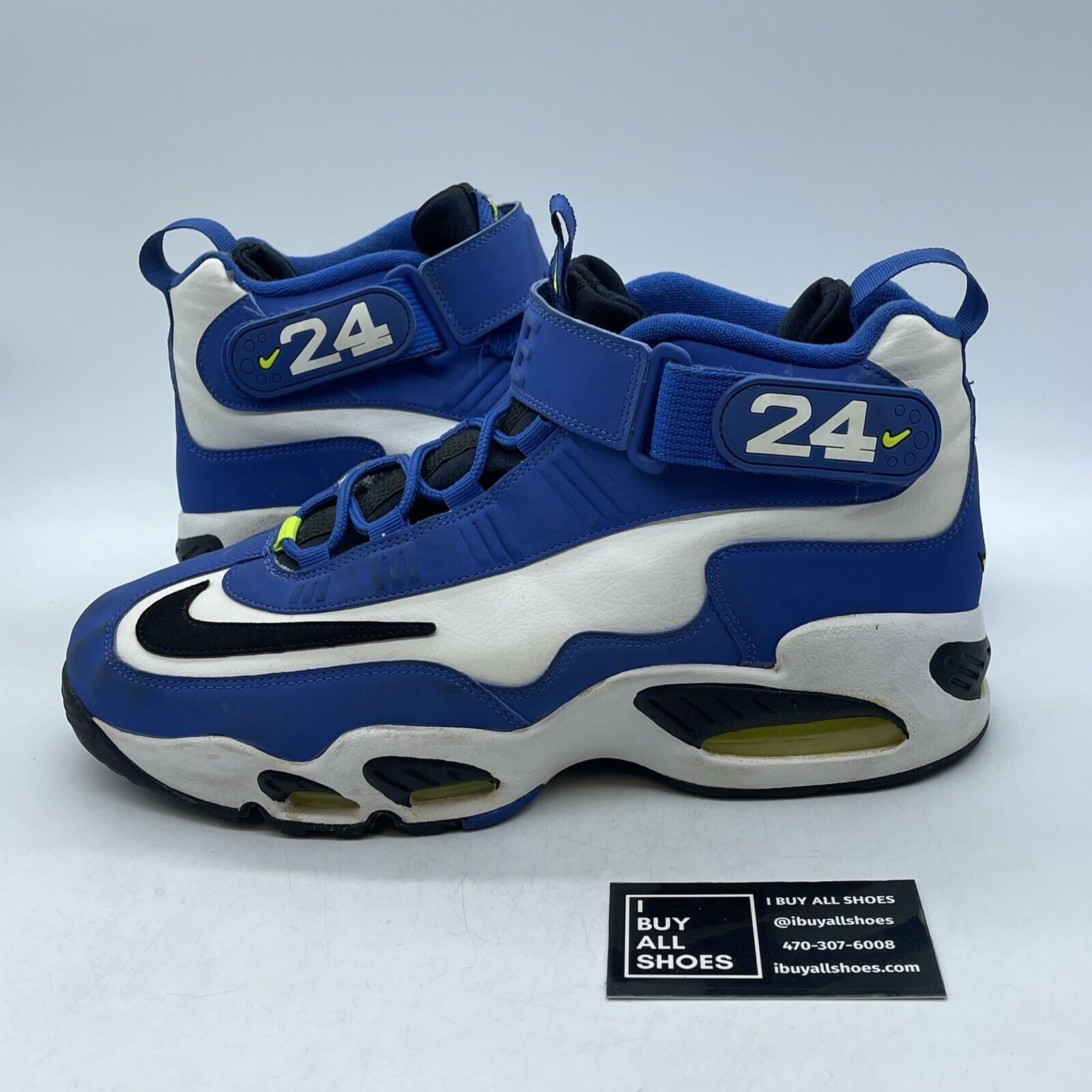 Size 11.5 - Nike Air Griffey Max 1 2021 Varsity Royal White Suede (DJ5161-400)