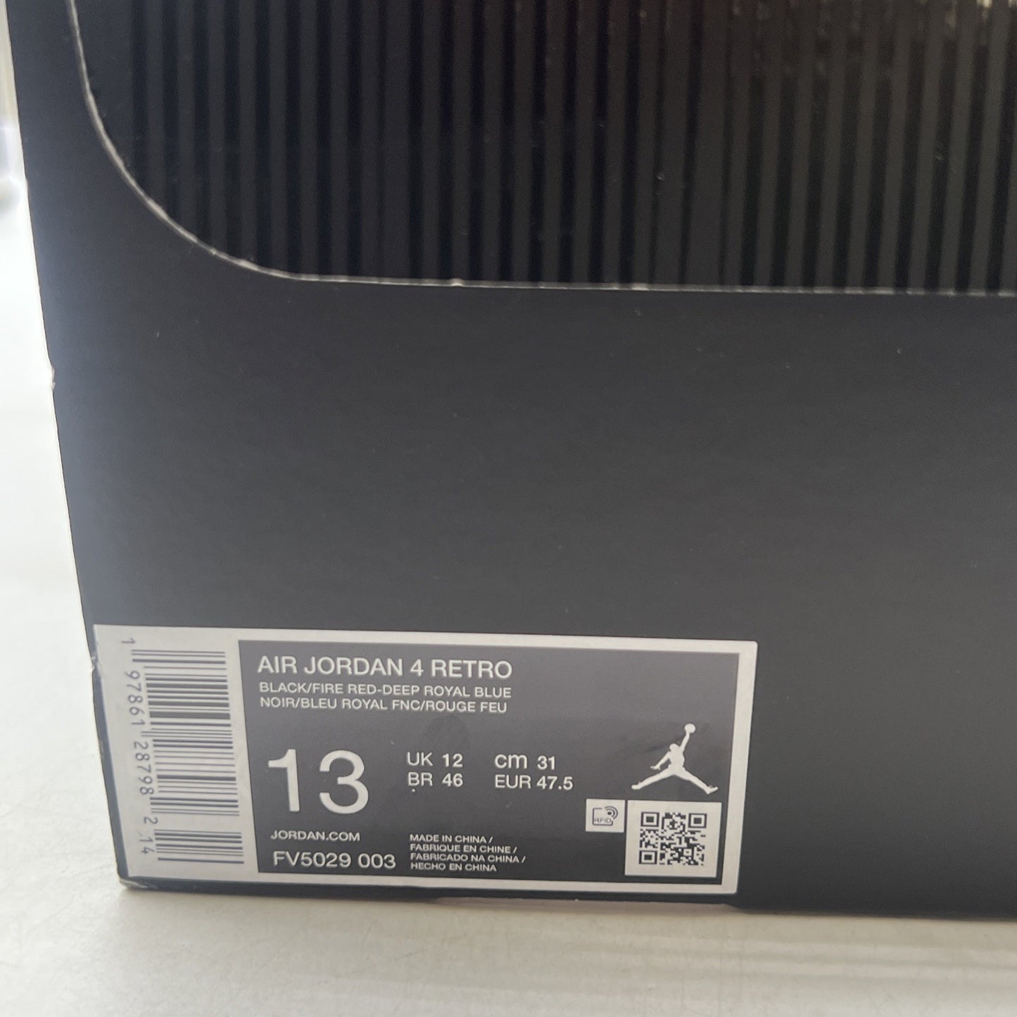 Size 13 - Air Jordan 4 Retro Rare Air - White Lettering (FV5029-003)