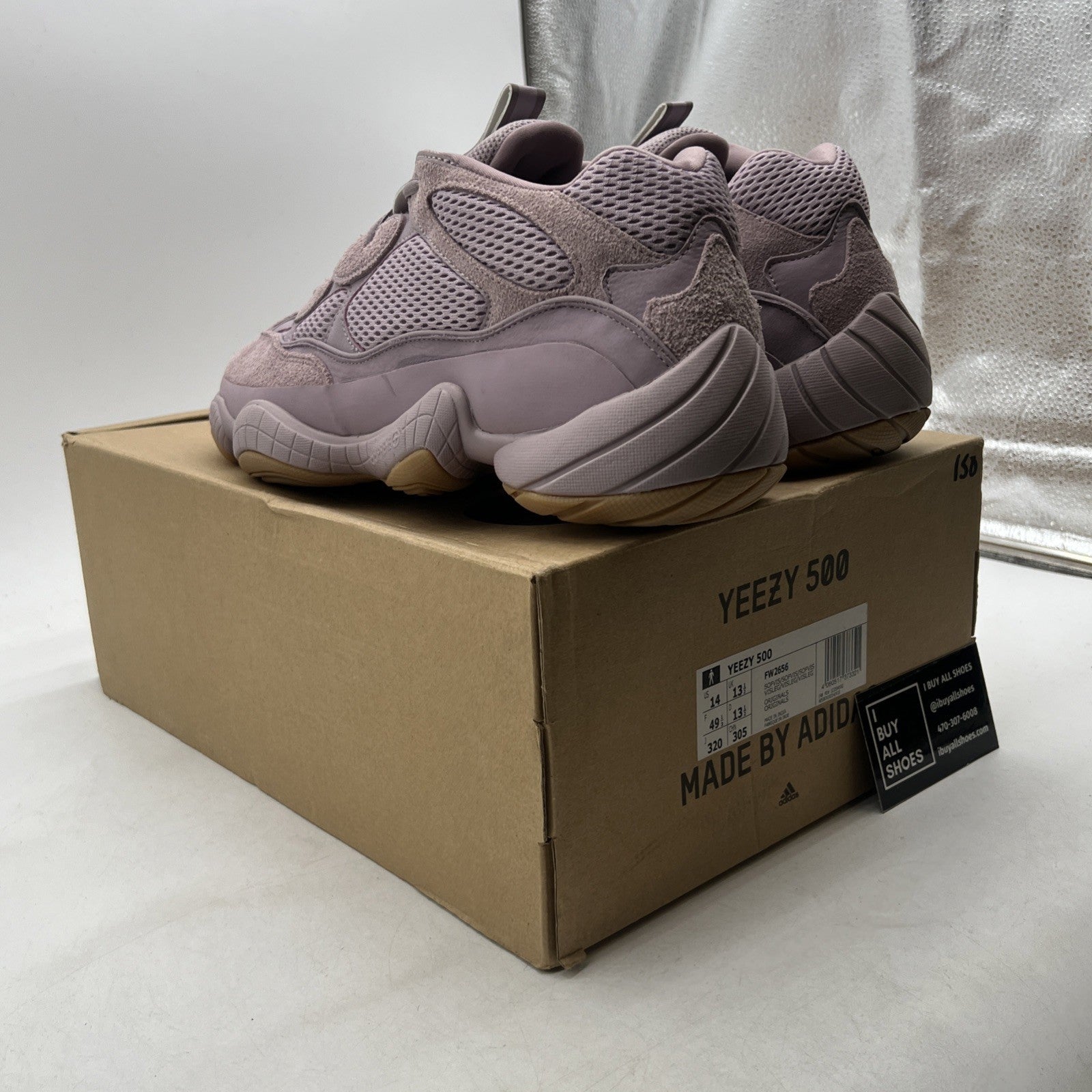 Size 14 - Adidas Yeezy 500 Soft Vision (FW2656)