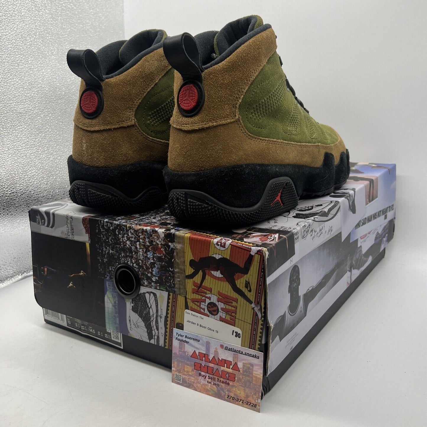 Size 13 - Jordan 9 Retro NRG Beef And Broccoli 2018 Brown Green (AR4491-200)