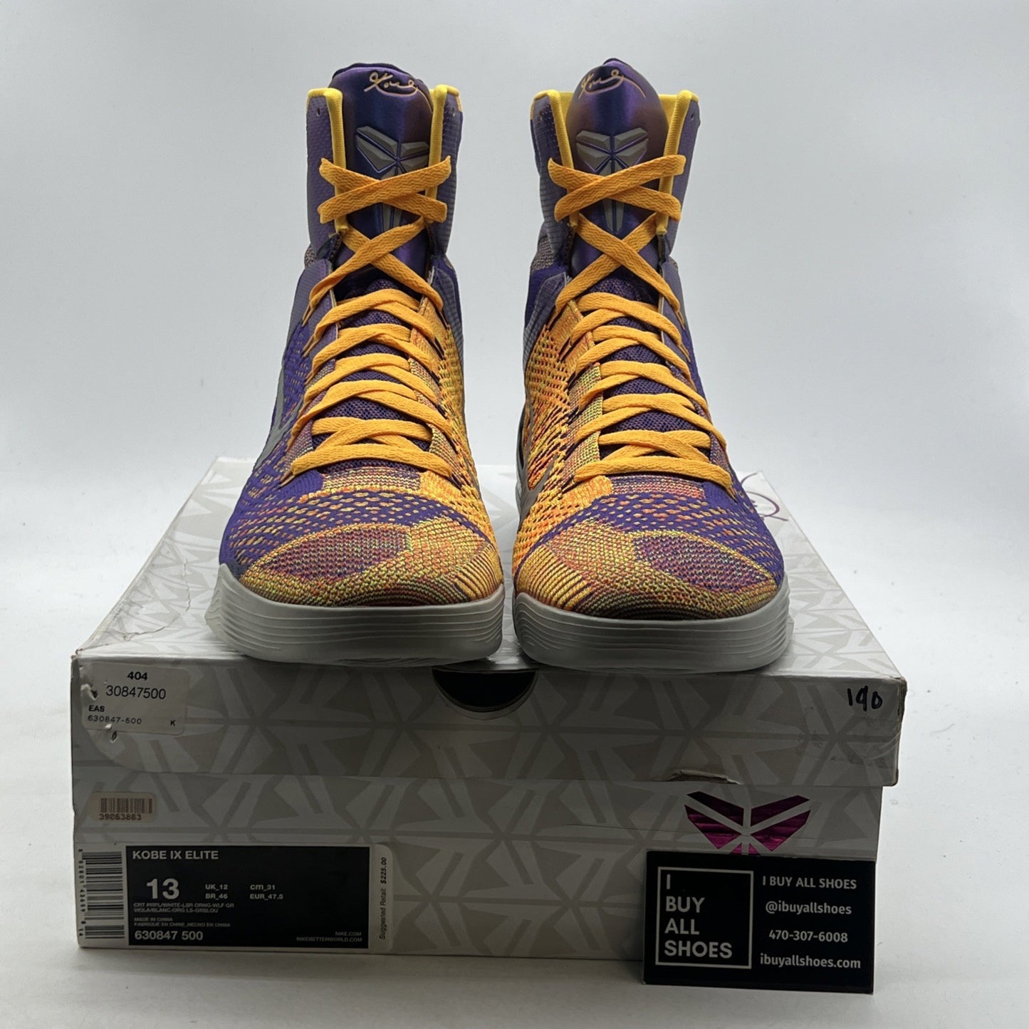 Size 13 - Nike Kobe 9 Elite Team Showtime (630847-500)