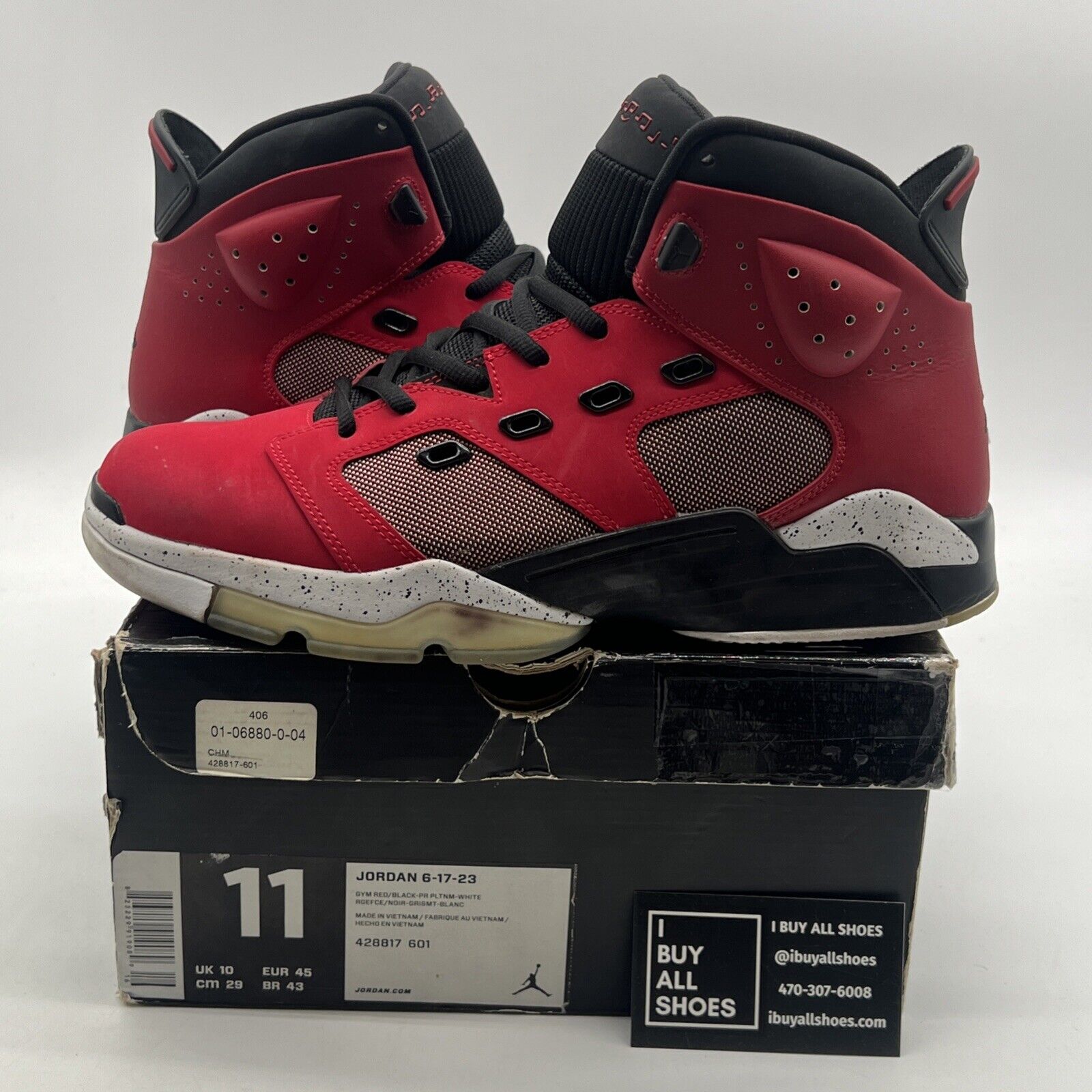 Size 11 - Air Jordan 6-17-23 Toro (428817-601)