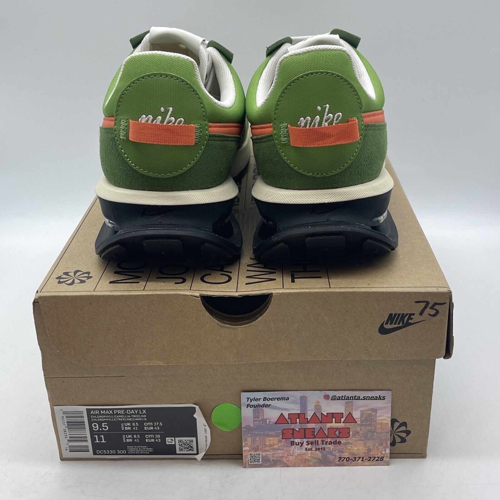 Air Max Pre-day LX Chlorophyll White Green Black Oranges (DC5330-300)