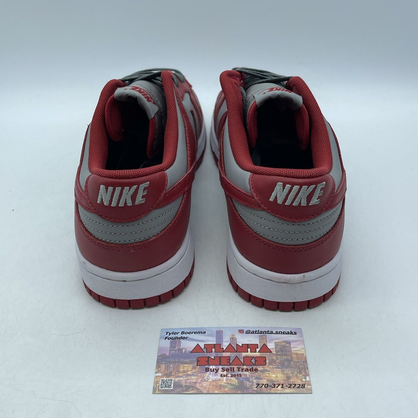 Size 11 - Nike Dunk Low SP UNLV 2021 Red Grey White Leather (DD1391-002)