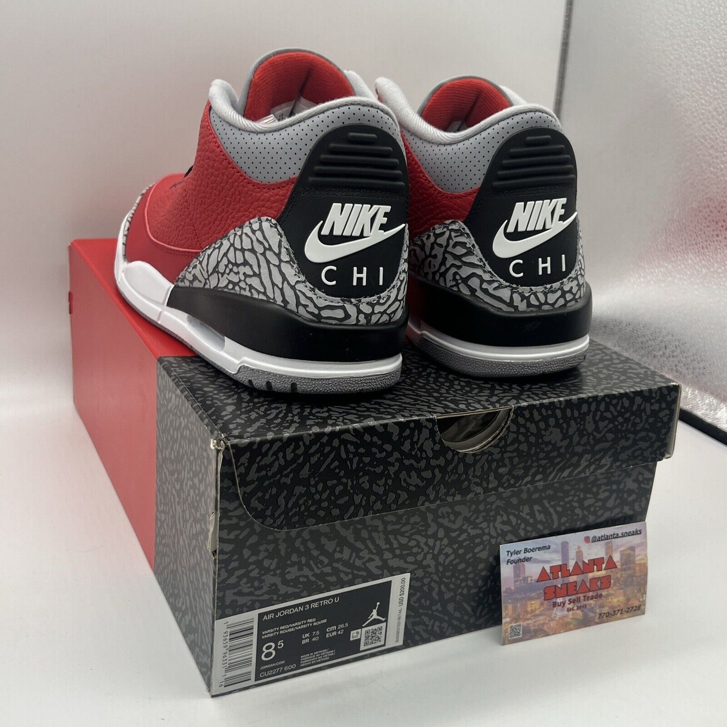 Size 8.5 - Air Jordan 3 Retro SE Unite - CHI Exclusive