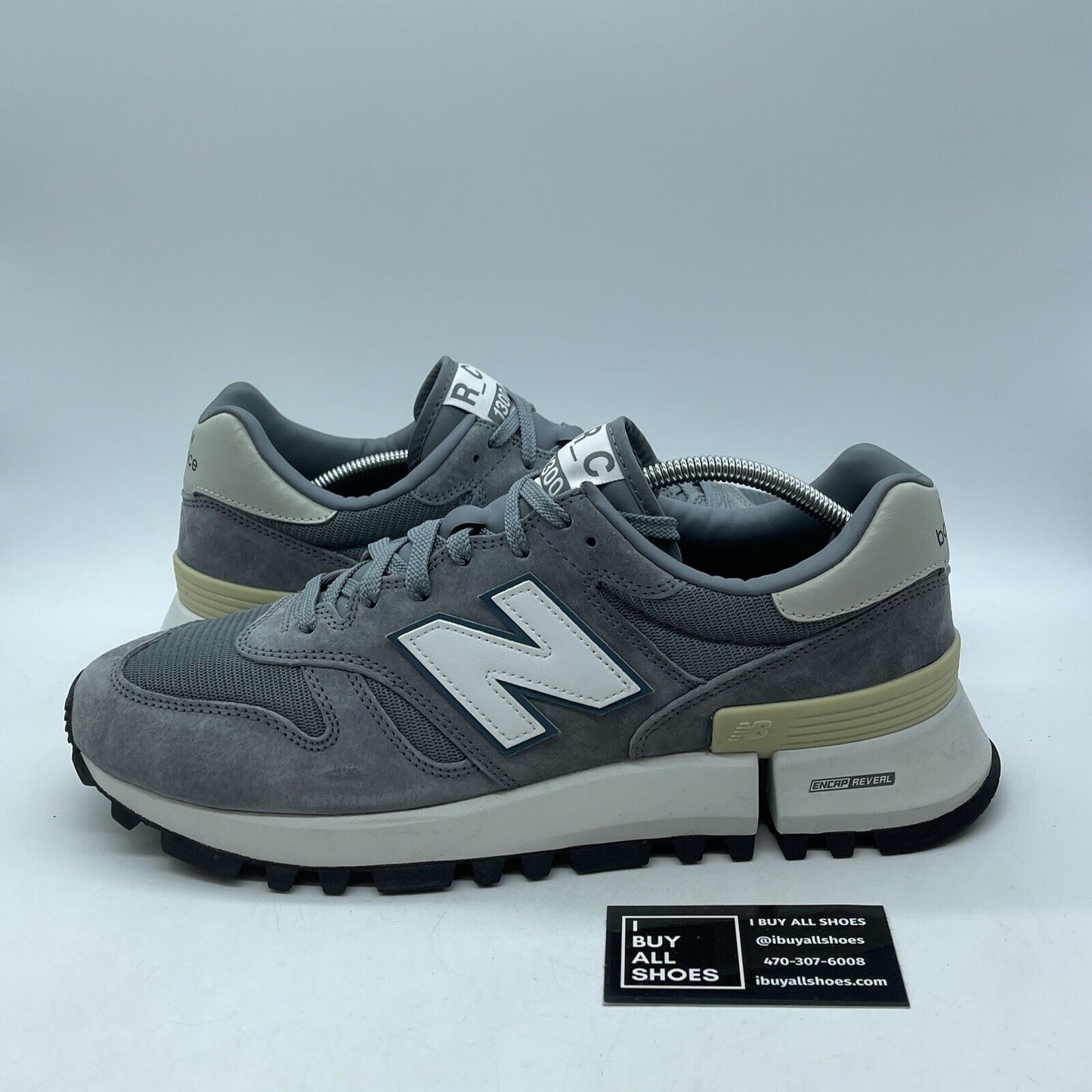 Size 13 - New Balance 1300 Grey Black Blue White Sede Leather (MS1300GG)