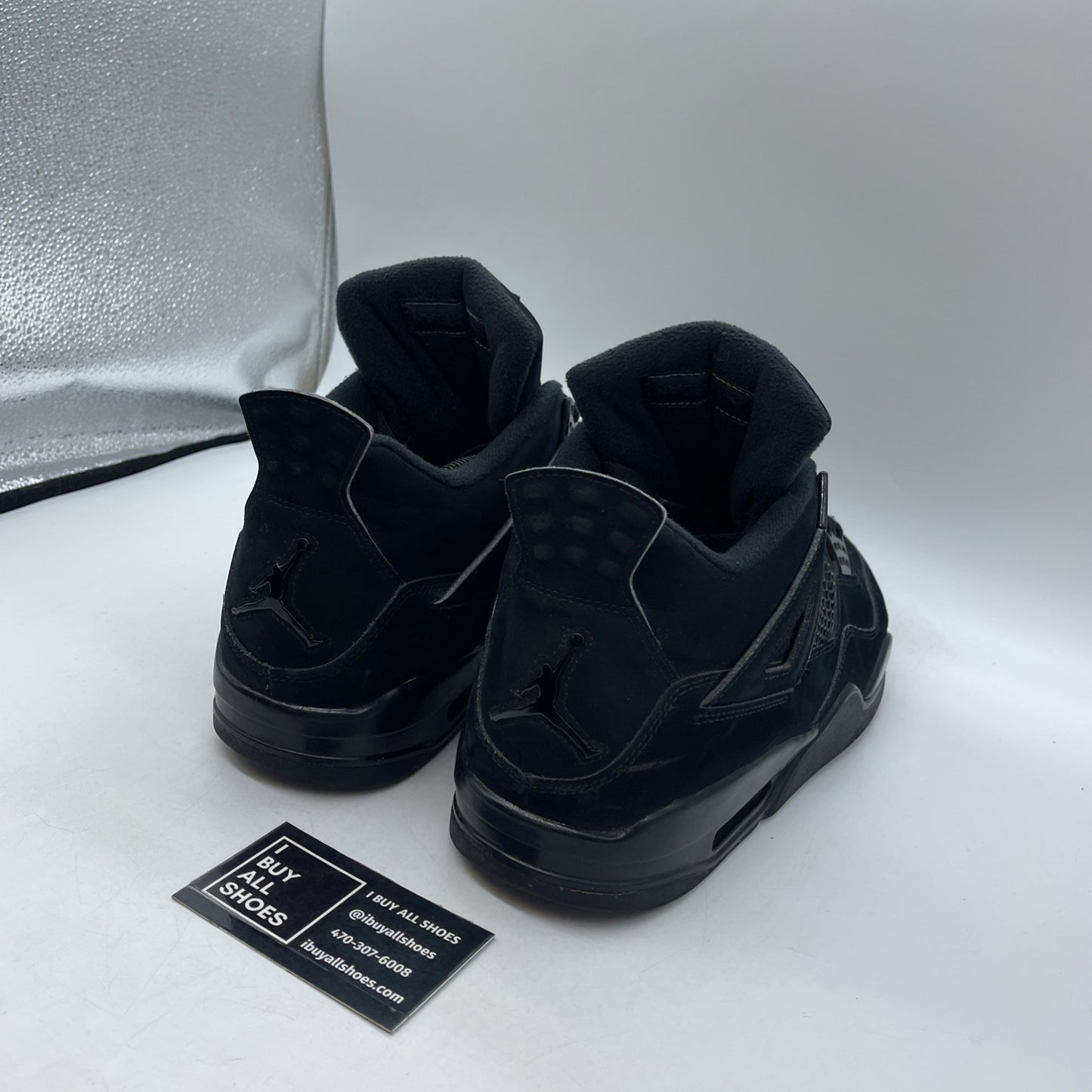Size 11.5 - Air Jordan 4 Retro Mid Black Cat (CU1110-010)