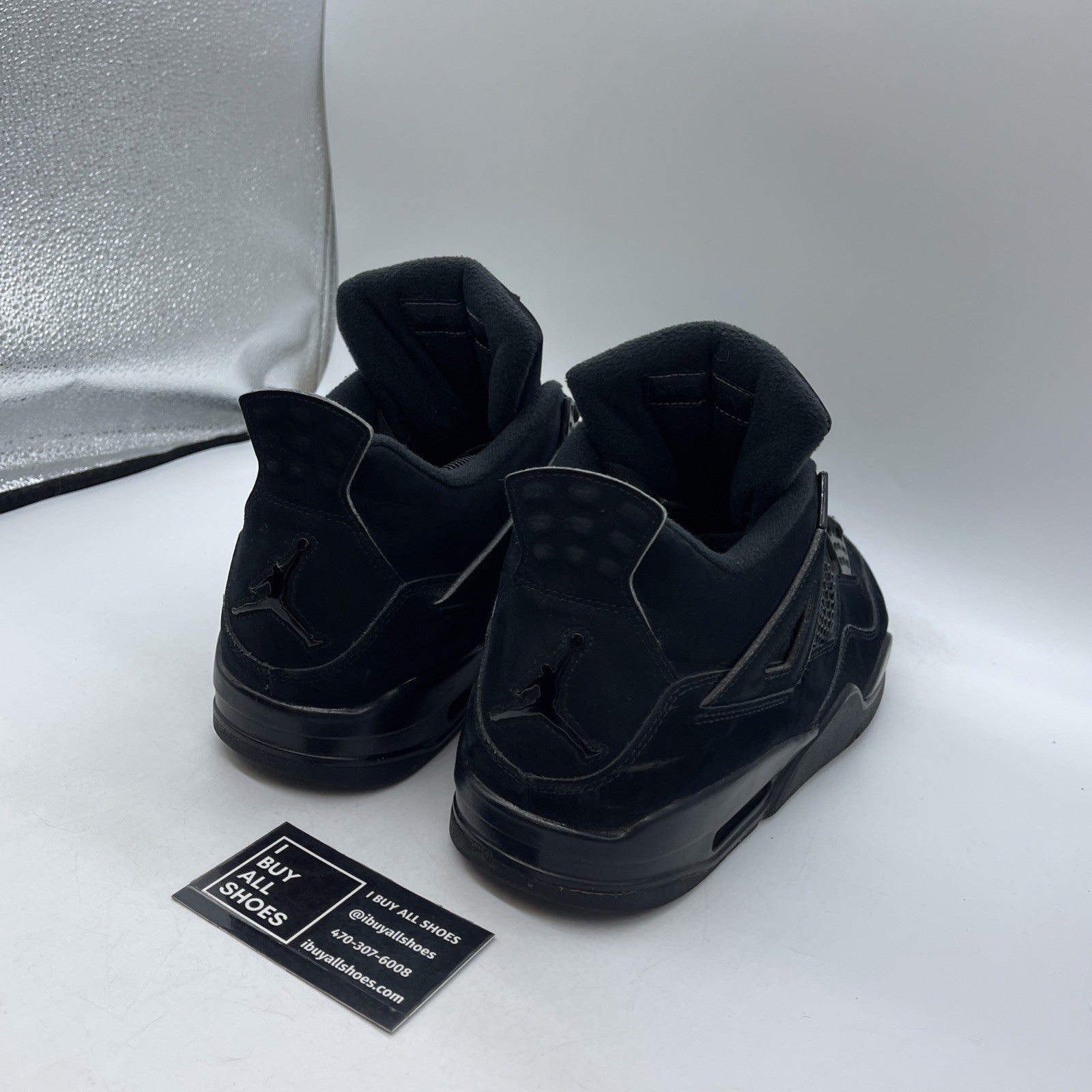 Size 11.5 - Air Jordan 4 Retro Mid Black Cat (CU1110-010)