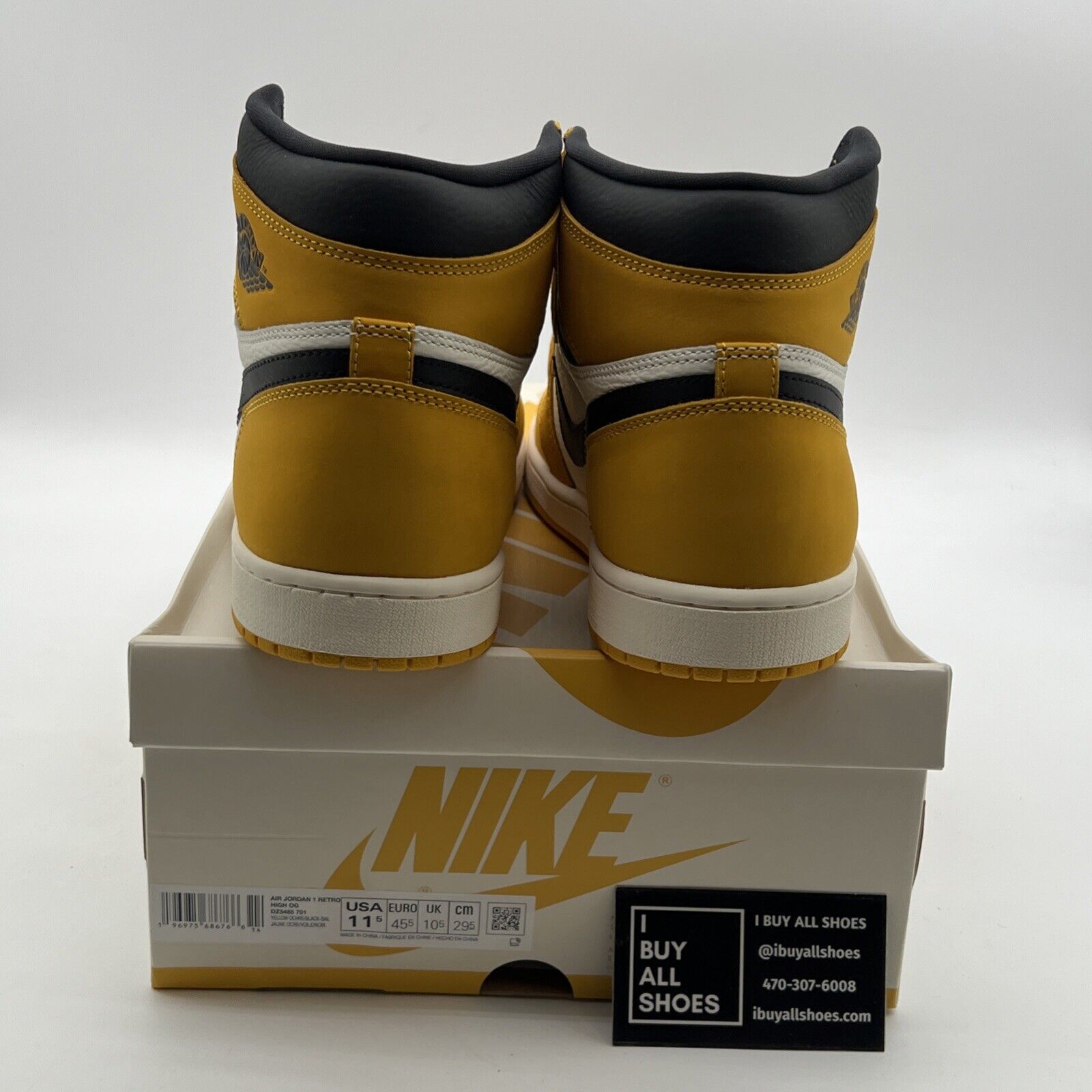 Size 11.5 - Air Jordan 1 Retro OG High Yellow Ochre (DZ5485-701)
