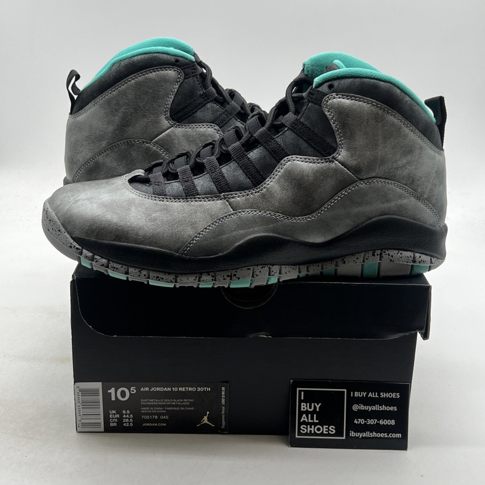 Size 10.5 - Air Jordan 10 Retro Lady Liberty (705178-045)