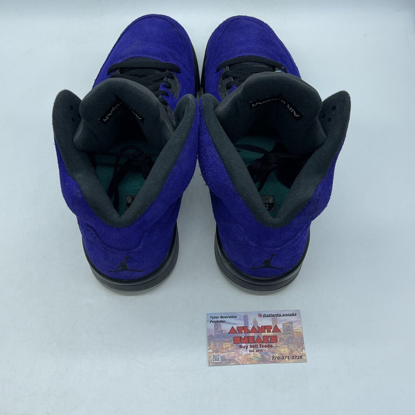 Size 12 - Jordan 5 Retro Alternate Grape 2020 Purple Black Blue (136027-500)