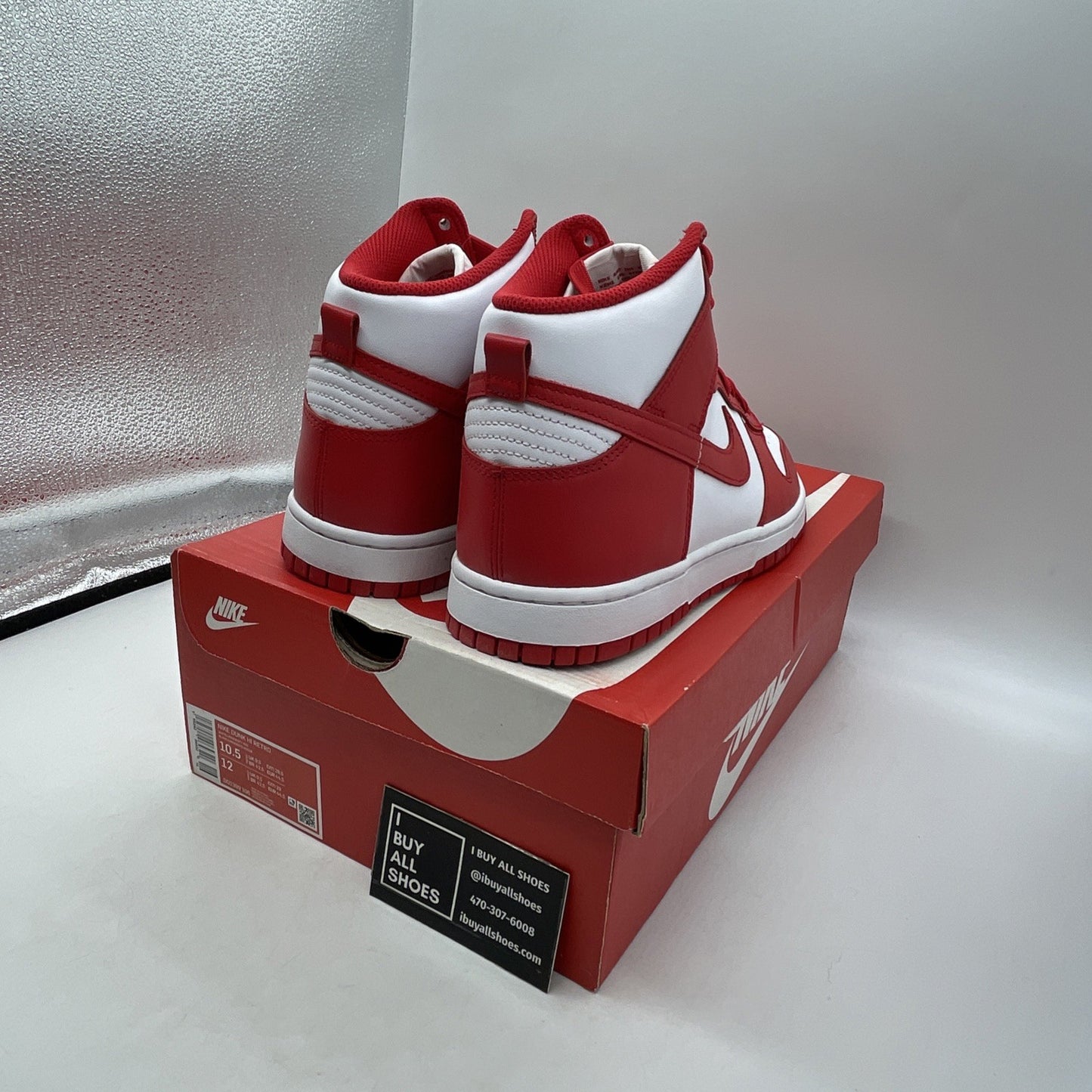Size 10.5 - Nike Dunk High Championship Red (DD1399-106)