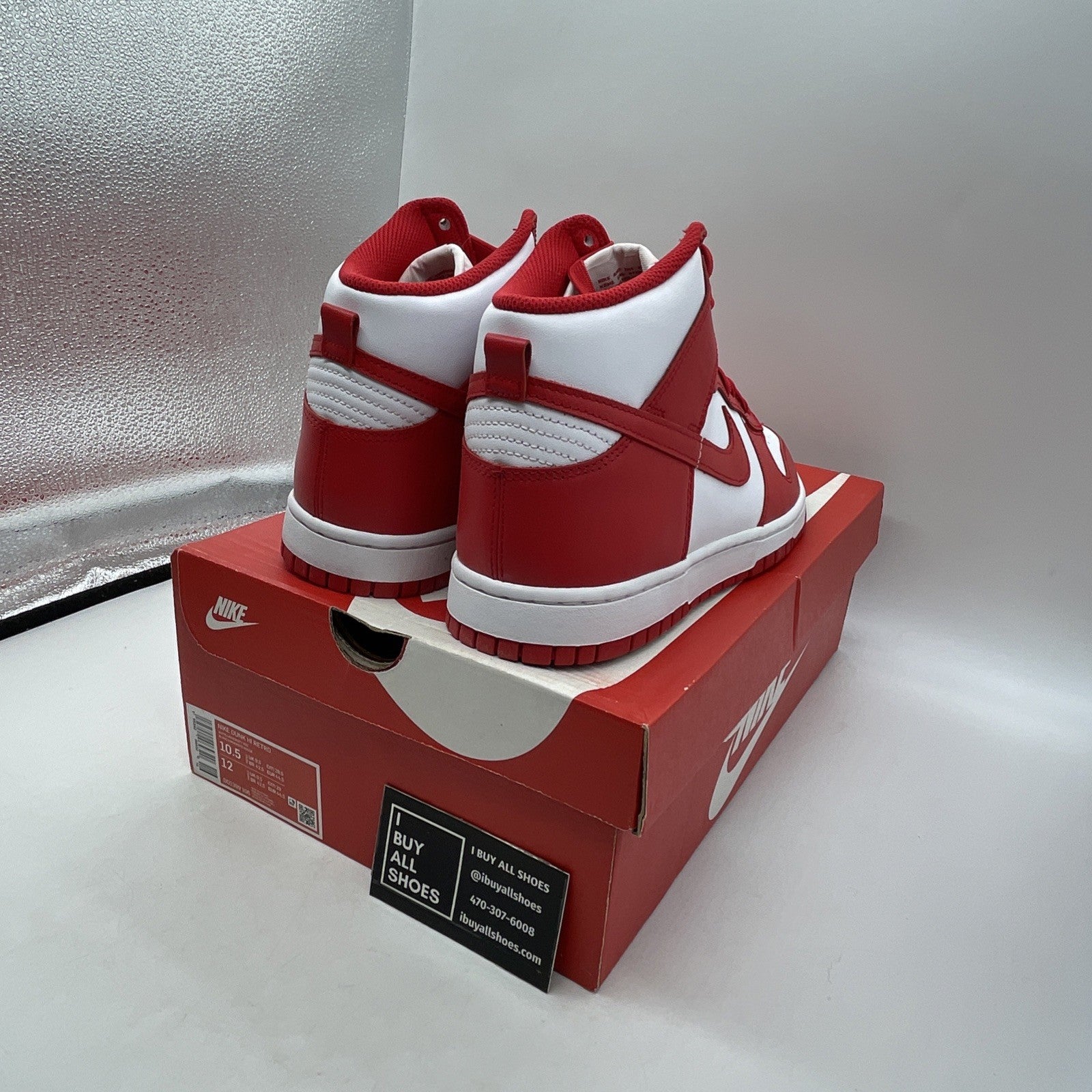 Size 10.5 - Nike Dunk High Championship Red (DD1399-106)