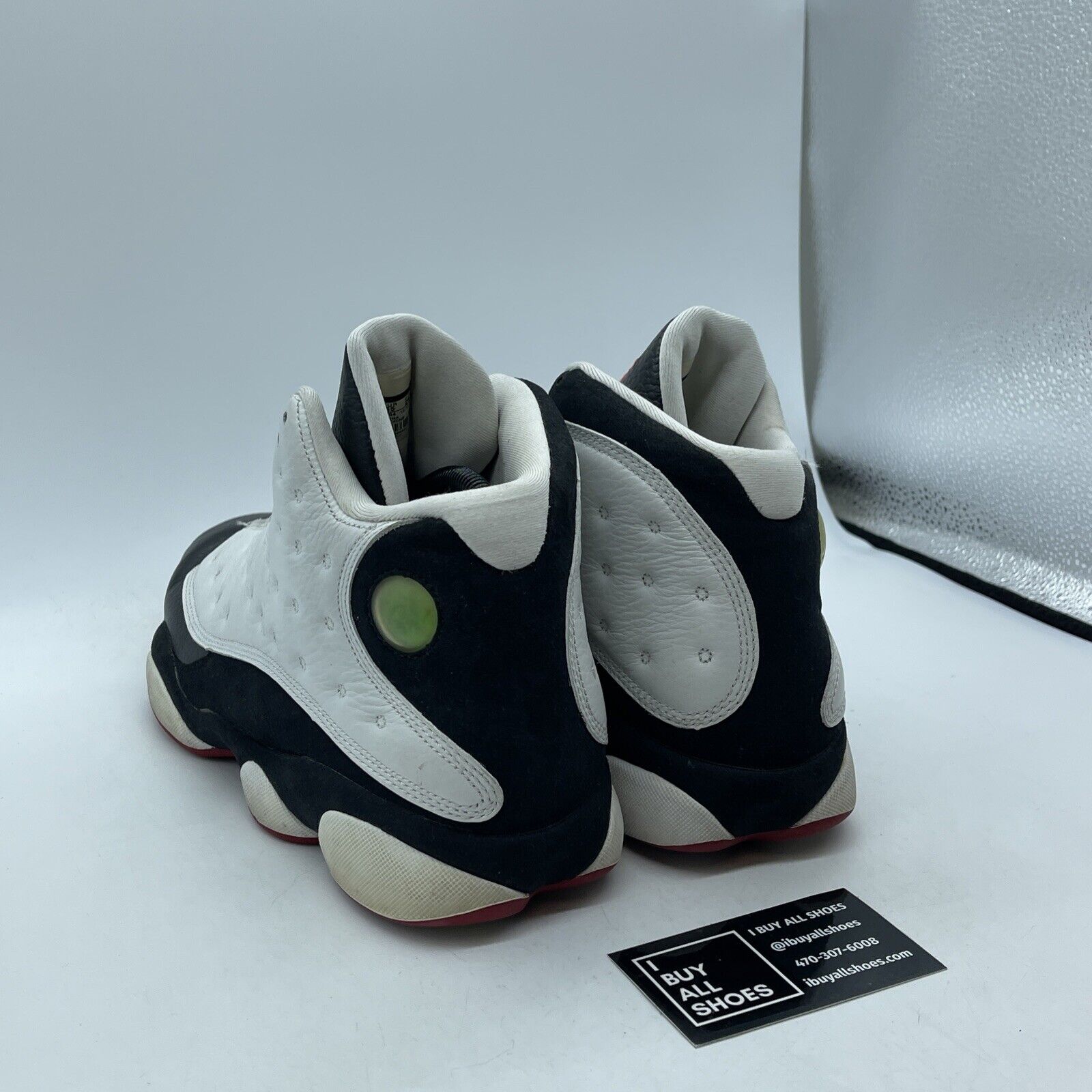 Size 11 - Air Jordan 13 Retro 2013 He Got Game Black White Suede (309259-104)