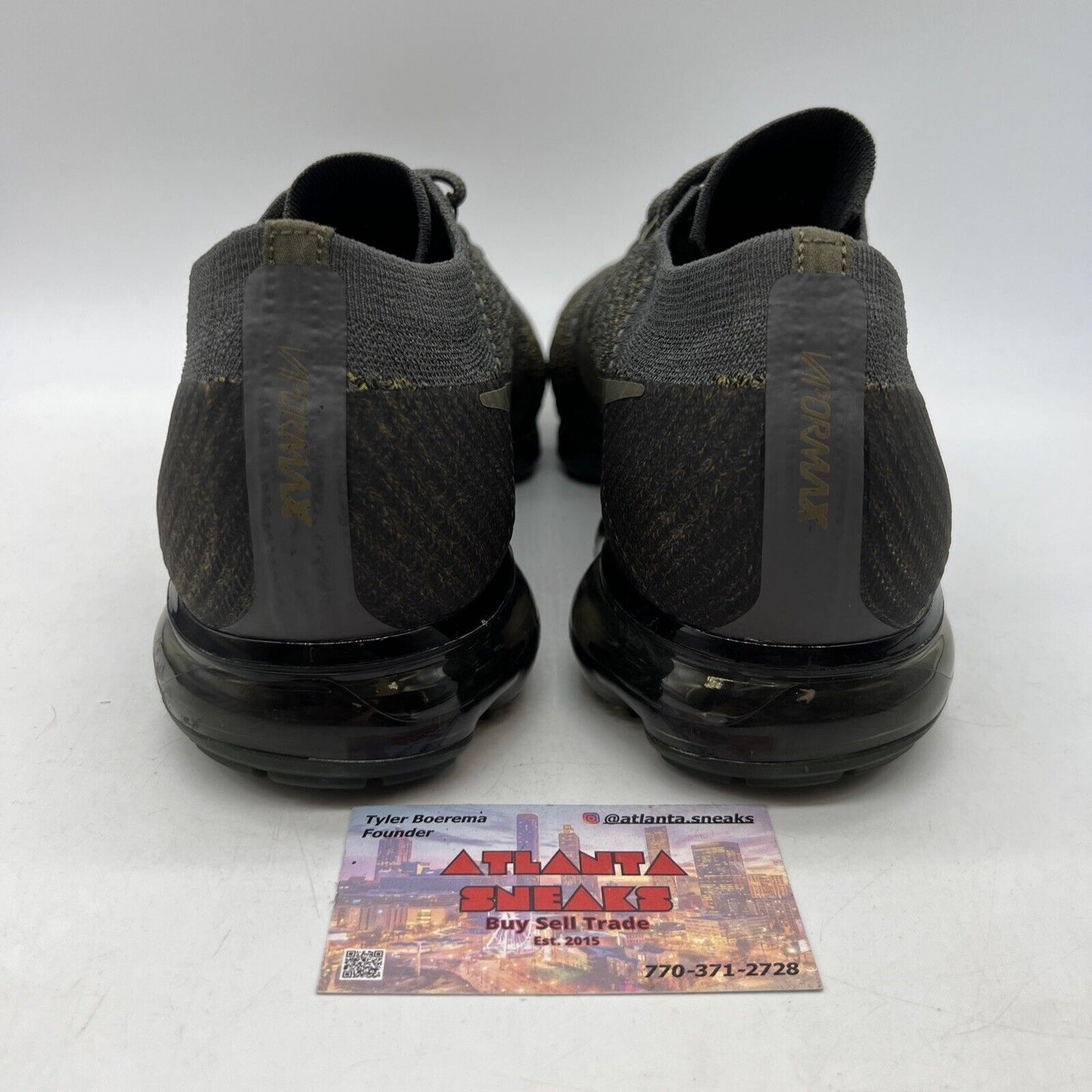 Size 12 - NikeLab Air VaporMax Midnight Fog Black Green (899473-004)
