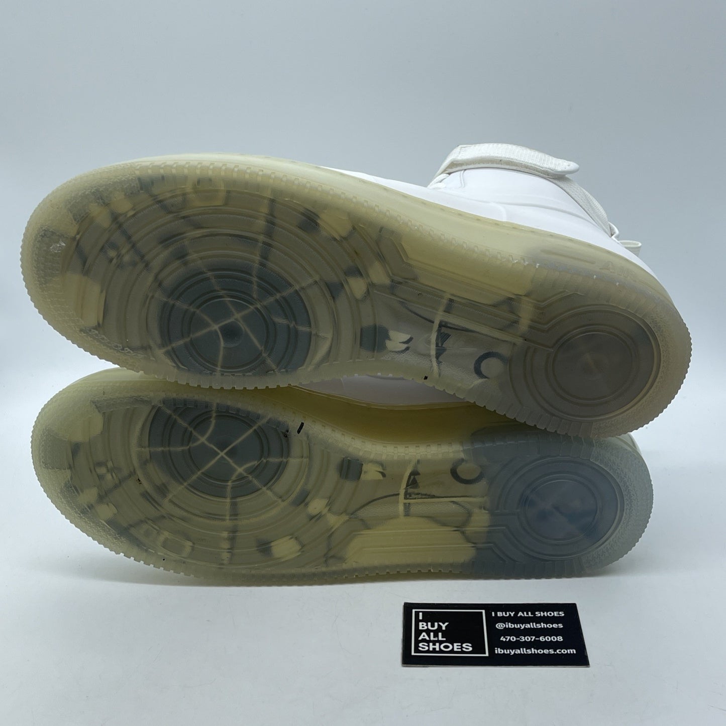 Size 12.5 - Nike Air Force 1 Foamposite Foamposite White Leather (415419-100)