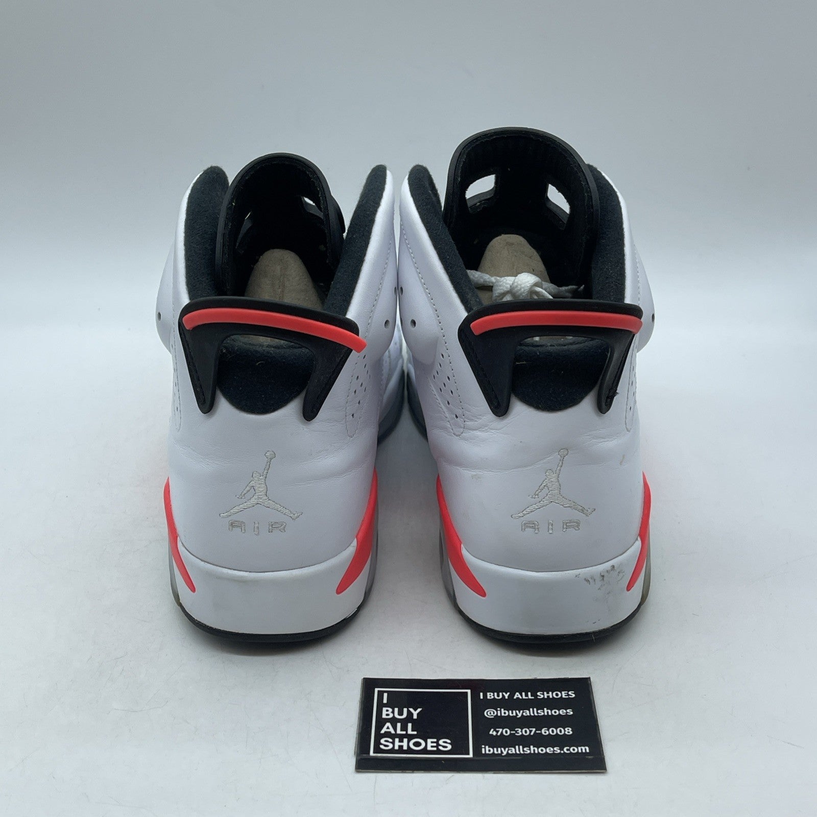 Size 11.5 - Air Jordan 6 Retro 2014 White Infrared (384664-123)