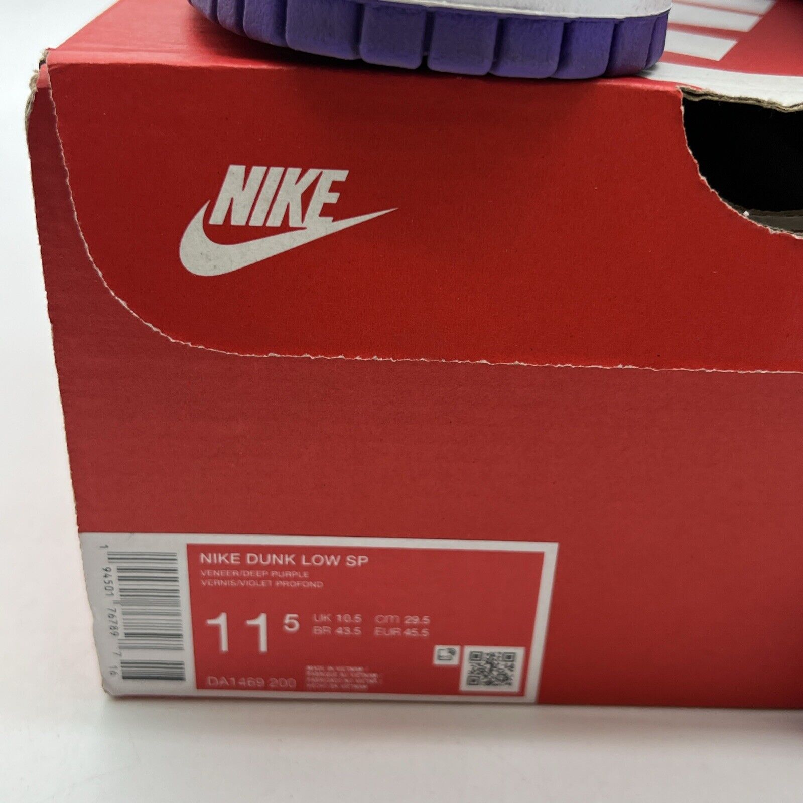 Size 11.5 - Nike Dunk SP Retro 2020 Low Veneer (DA1469-200)