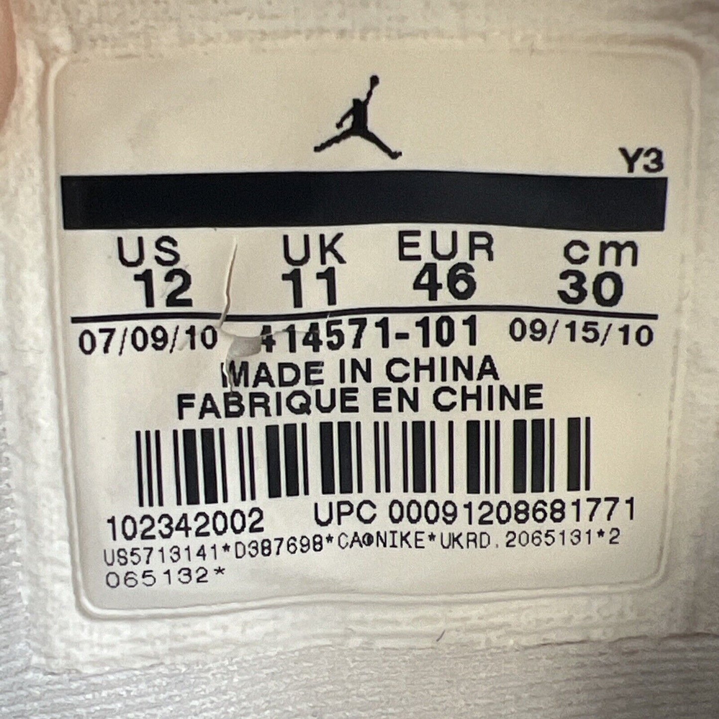 Size 12 - Air Jordan 13 Retro 2010 Cherry (414571-101)