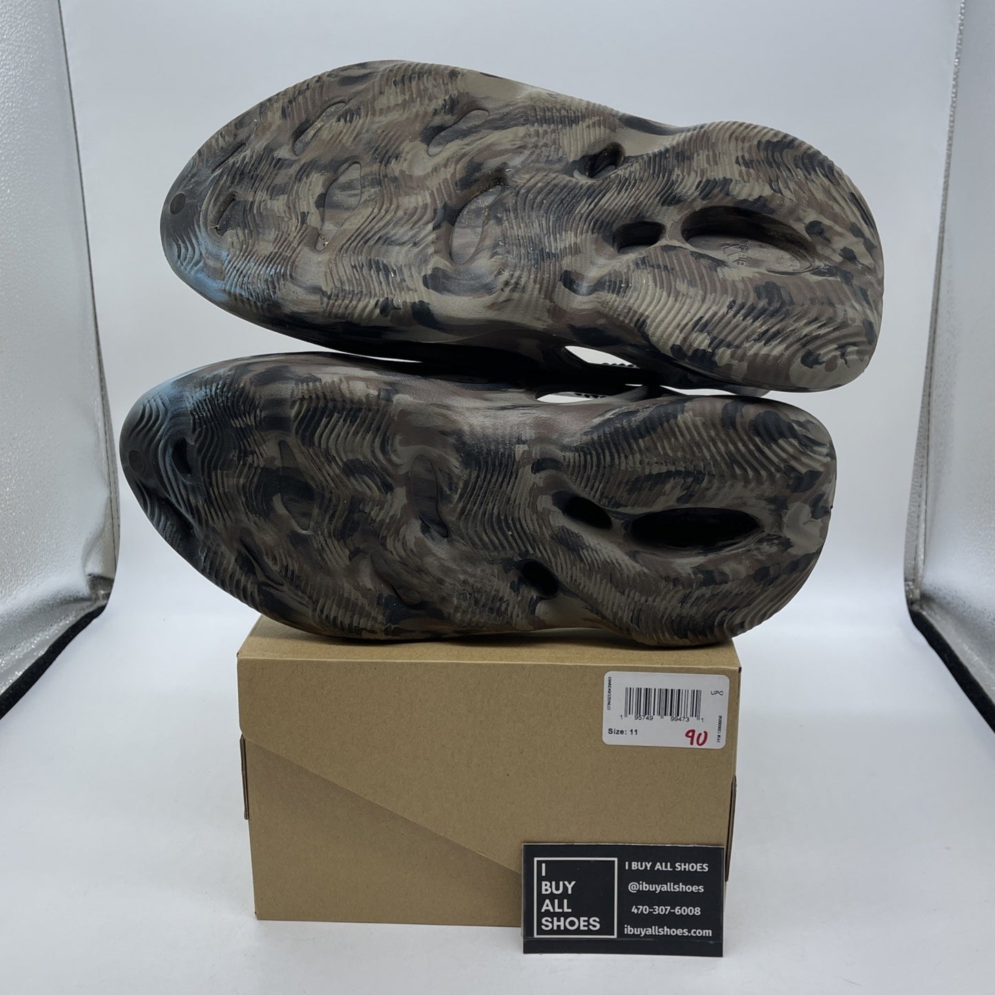 Size 11 - Foam Runner Mx Cinder Black Brown Blue Rubber (ID4126)
