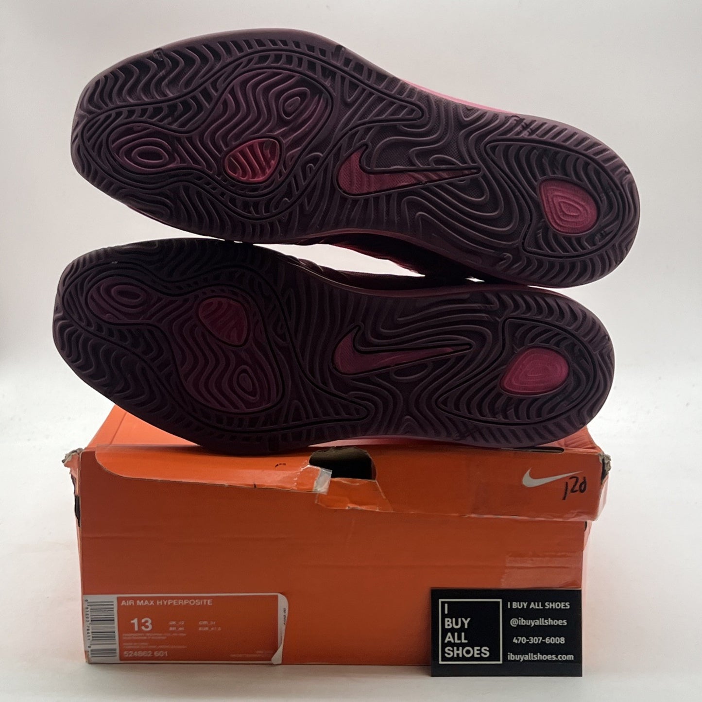 Size 13 - Nike Air Max Hyperposite Plum (524862-601)