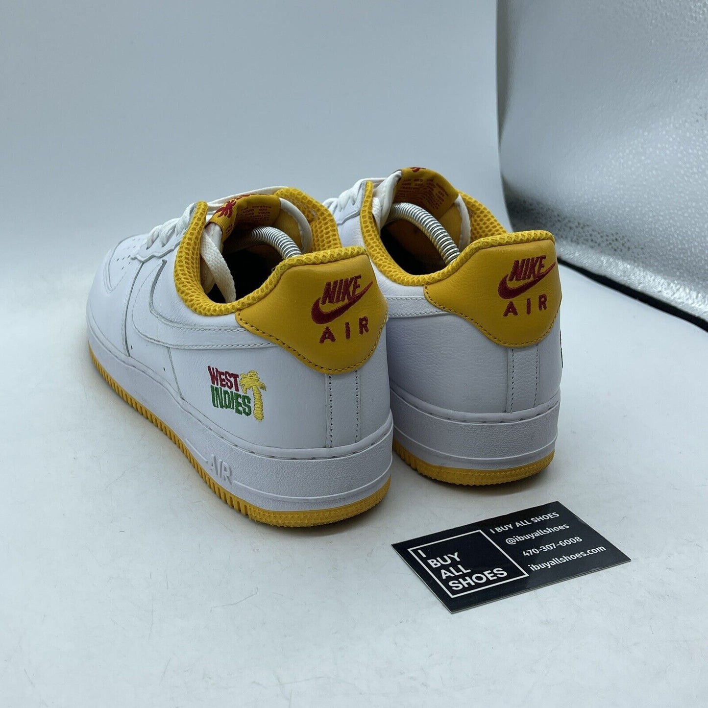 Size 11 - Nike Air Force 1 Low West Indies - University Gold Leather (DX1156-101