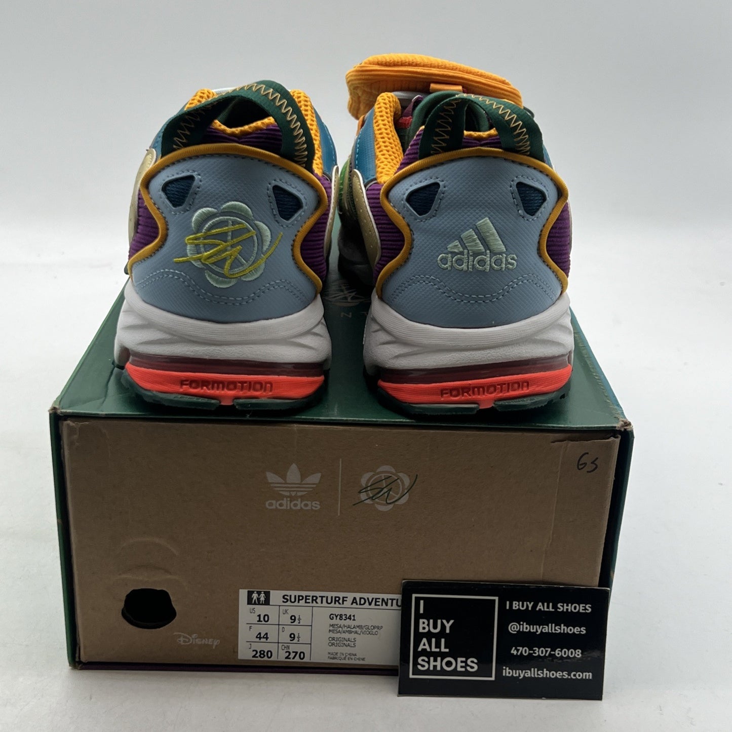 Size 10 - Sean Wotherspoon x Disney x Adidas Superturf Adventure Jiminy Cricket