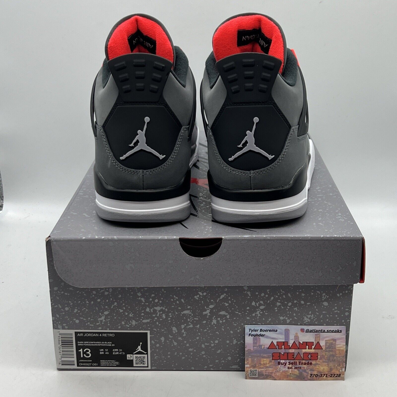 Size 13 - Jordan 4 Retro Mid Infrared Brand New Og All