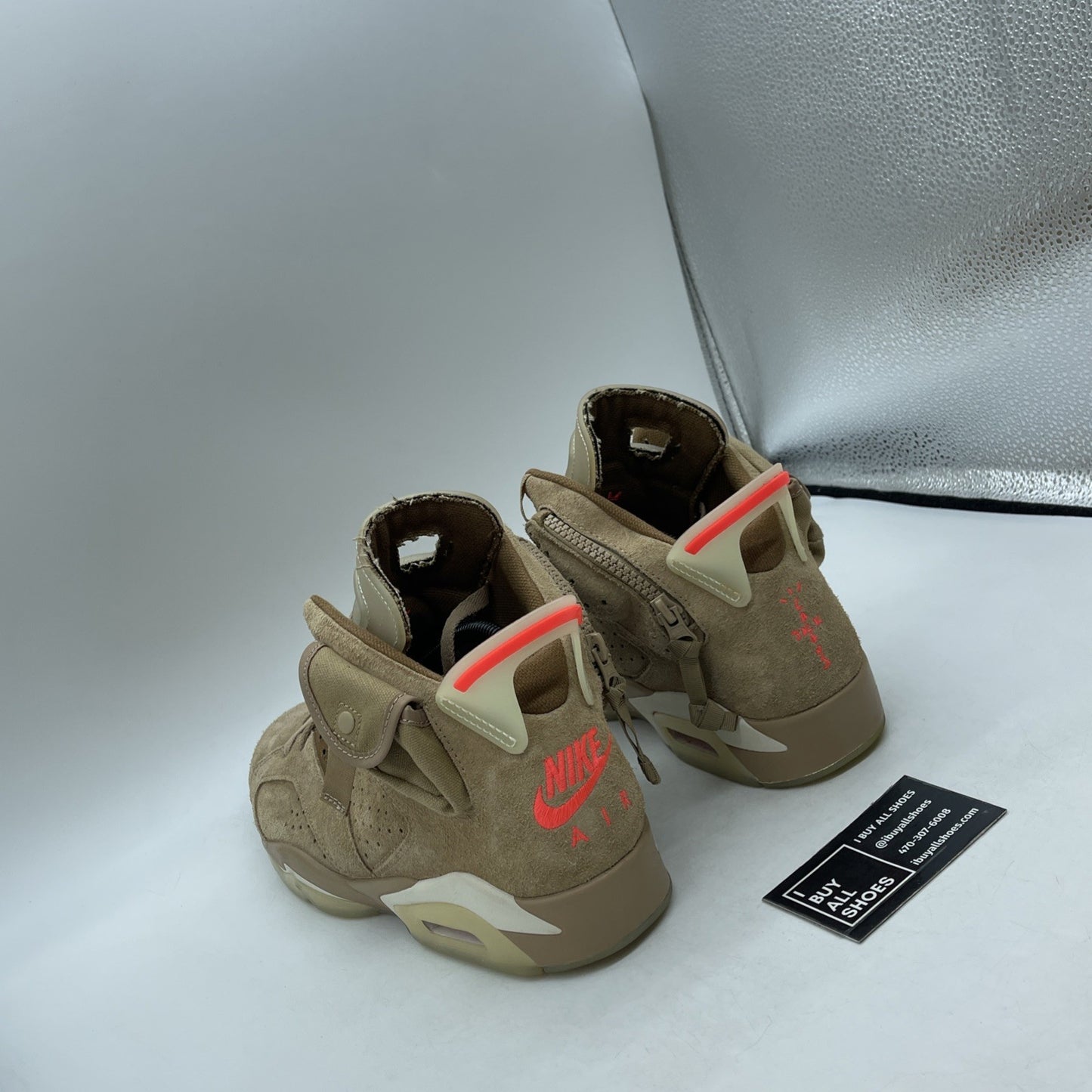 Size 9 - Air Jordan 6 Retro x Travis Scott Mid British Khaki (DH0690-200)
