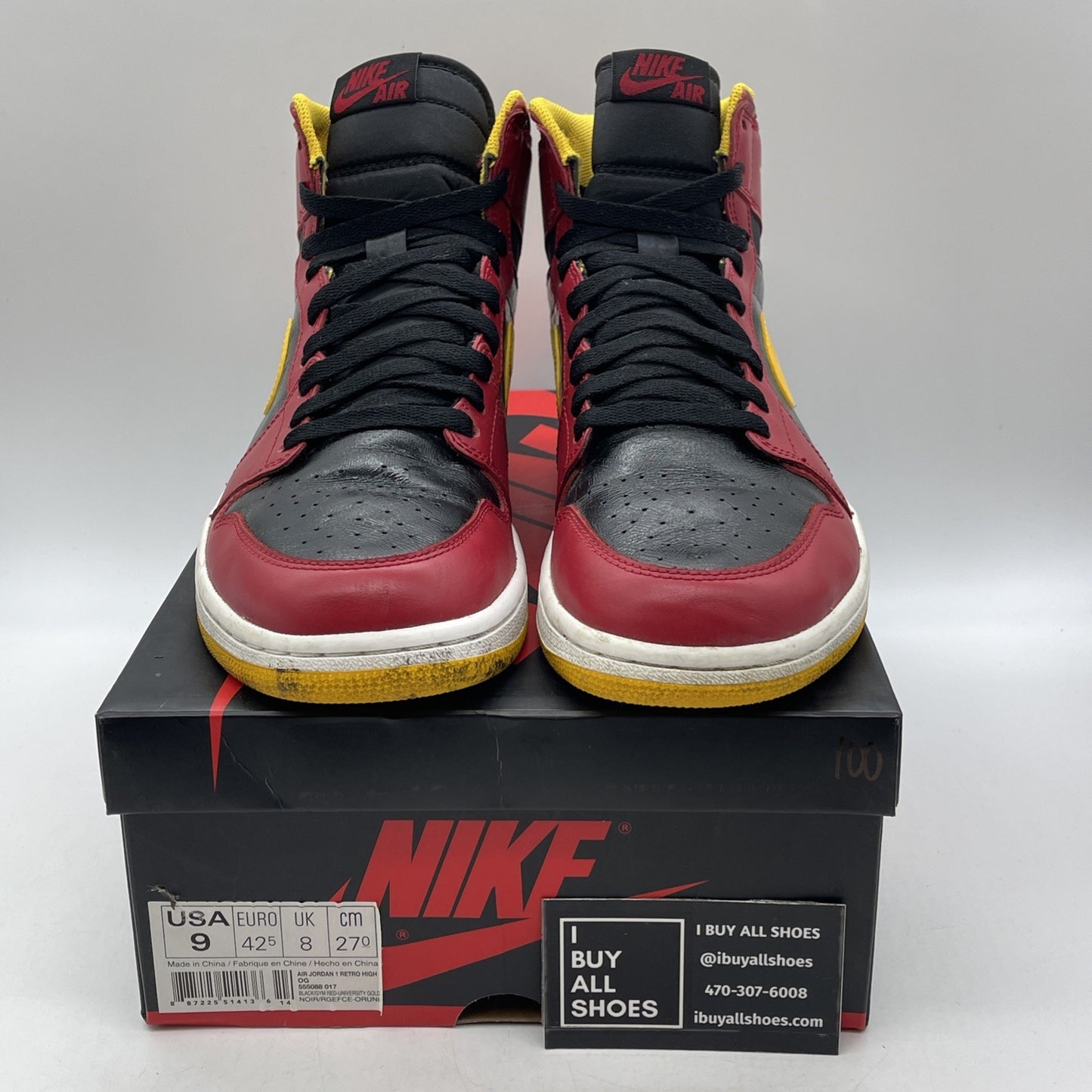 Size 9 - Air Jordan 1 Retro OG High Highlight Reel (555088-017)