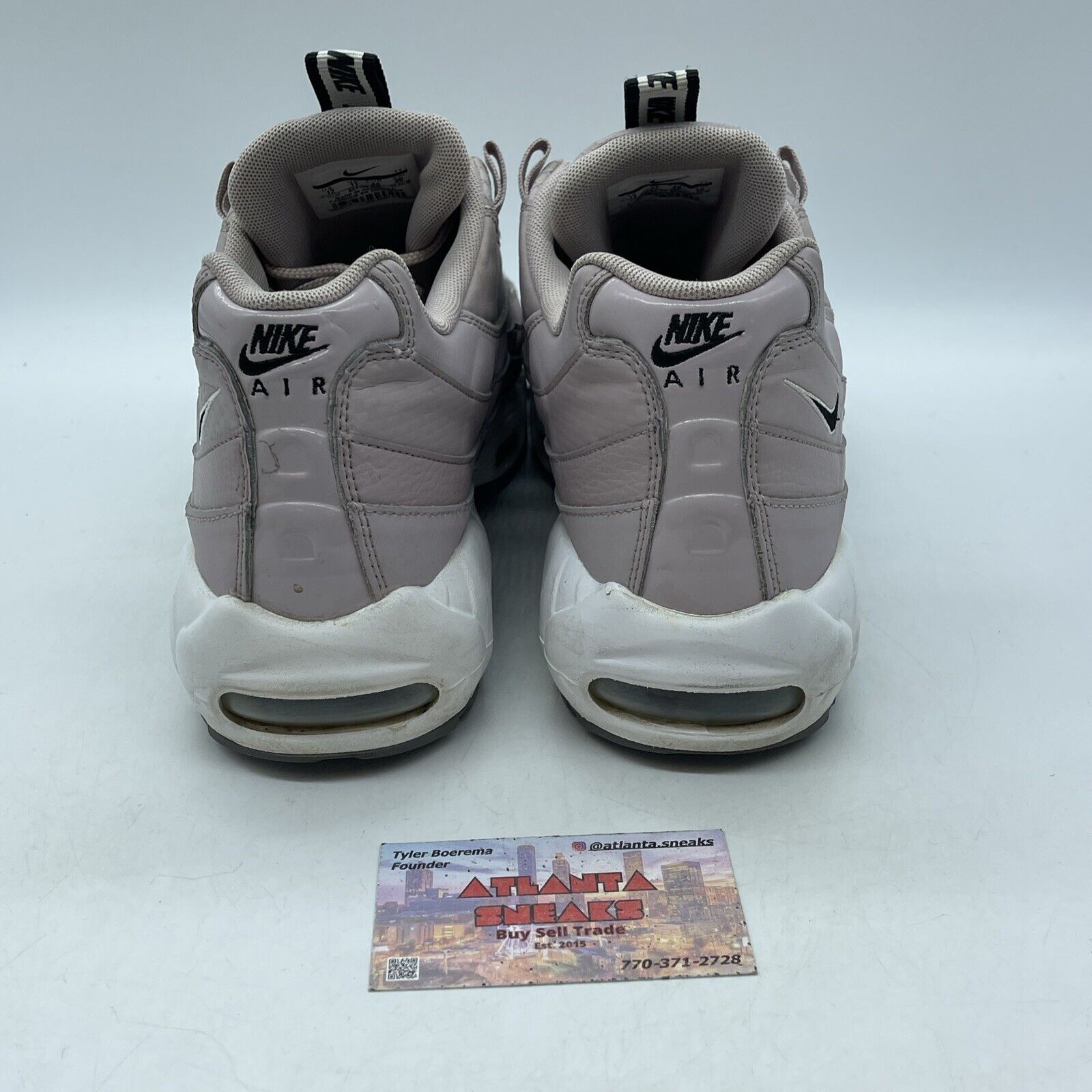 Size 12 - Nike Air Max 95 SE Particle Rose Black Suede Leather (AQ4129-600)