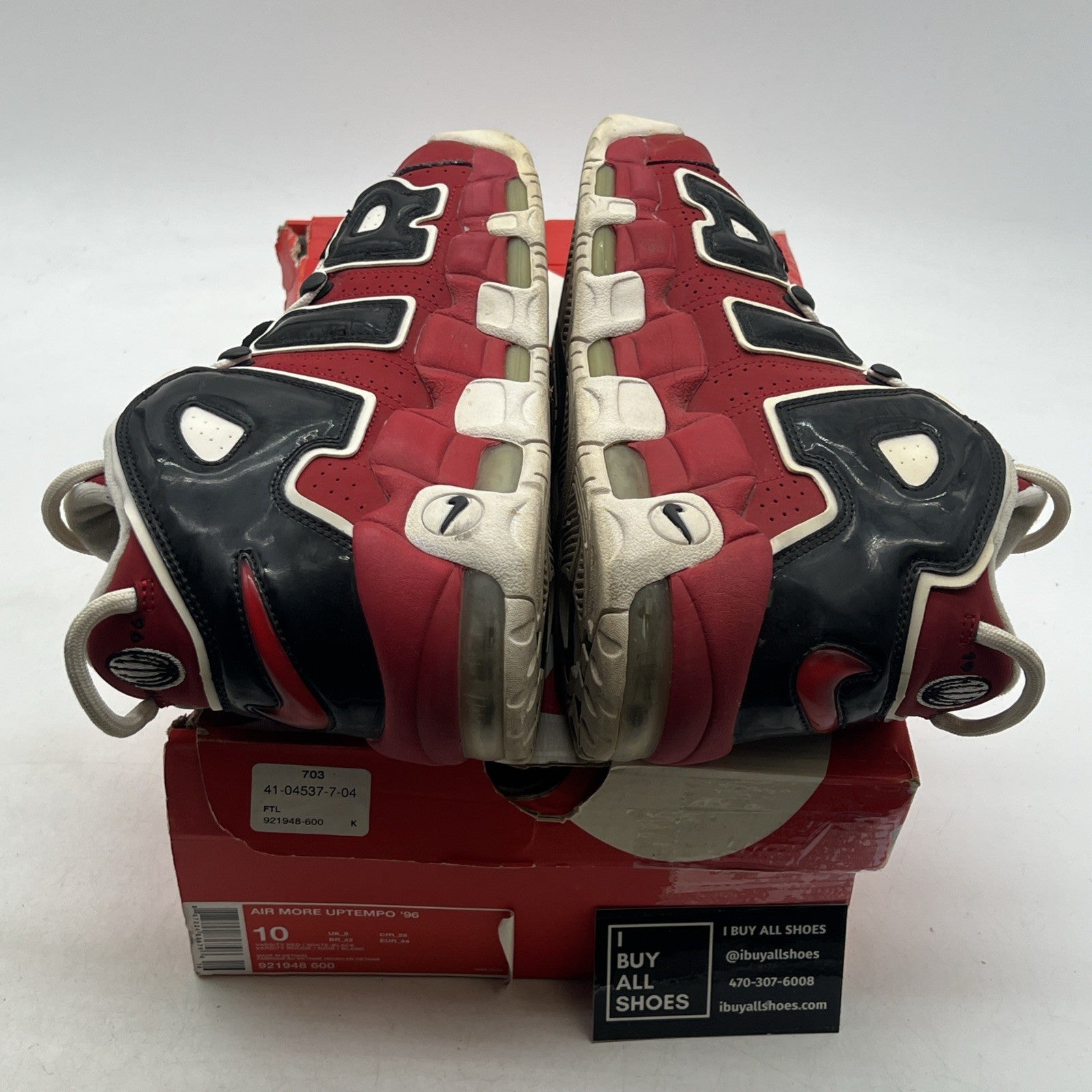 Size 10 - Nike Air More Uptempo Bulls 2017 (921948-600)