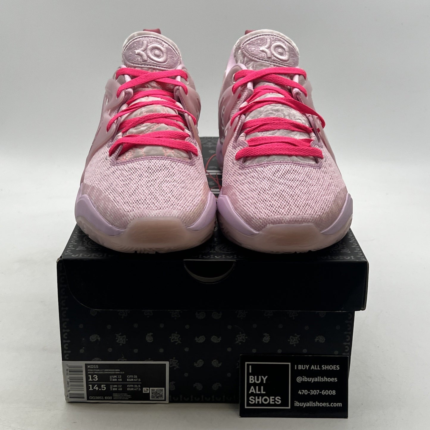 Size 13 - Nike KD 15 NRG Low Aunt Pearl (DQ3851-600)