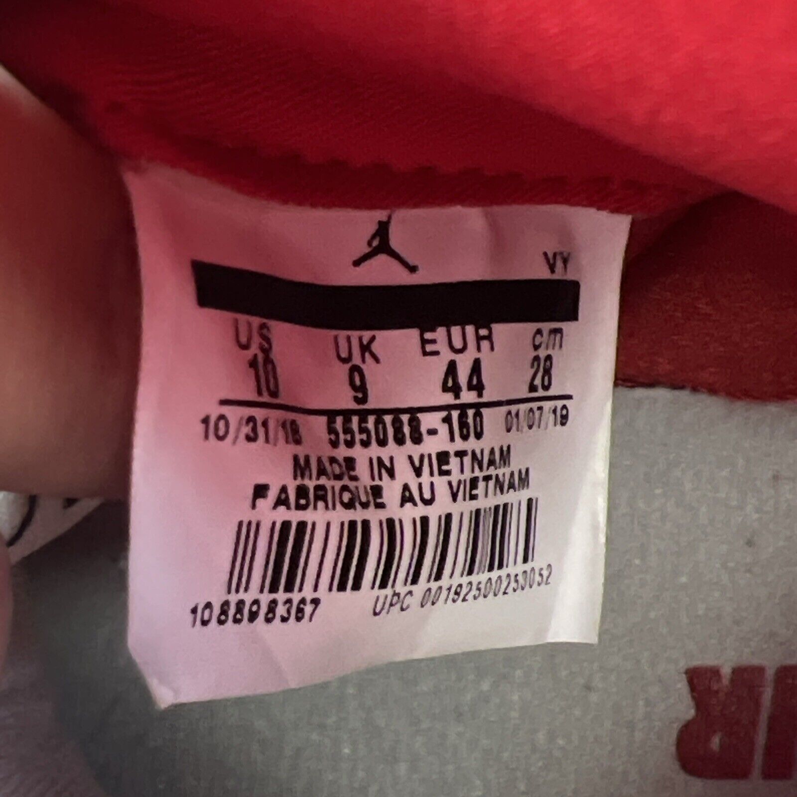 Size 10 - Air Jordan 1 Retro OG High Phantom (555088-160)