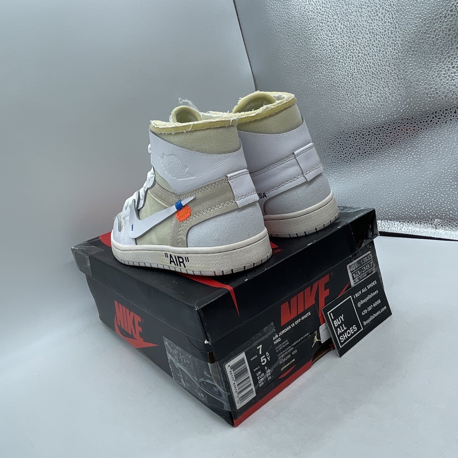 Size 7W - Air Jordan 1 x Off White NRG (AQ8296-100)