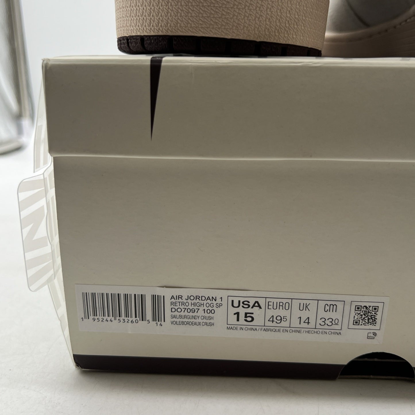 Size 15 - Air Jordan 1 OG x A Ma Maniere High Airness (DO7097-100)