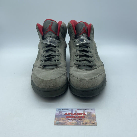 Size 8 - Air Jordan 5 Retro Camo Green Suede Leather (136027-051)