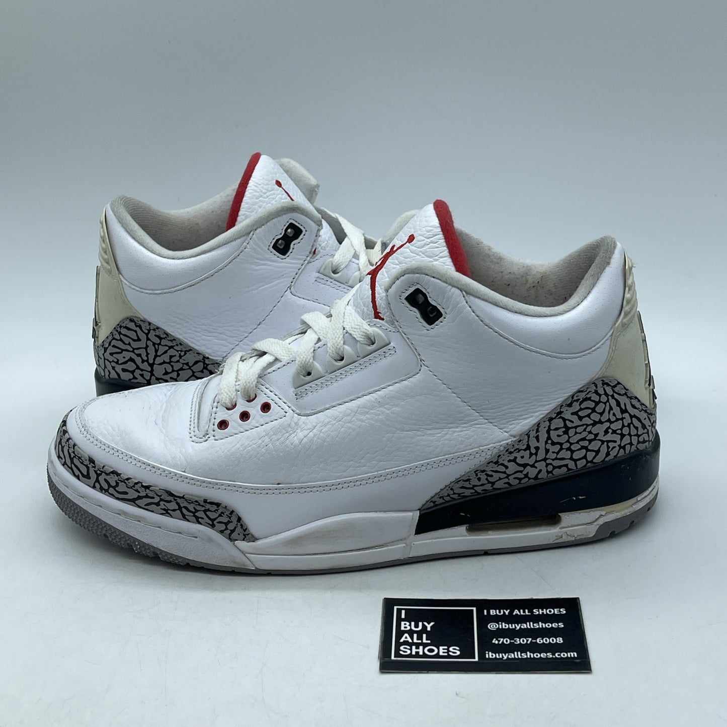 Size 11.5 - Air Jordan 3 Retro White Cement 2011 (136064-105)