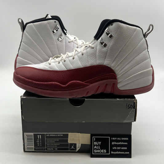 Size 11 - Air Jordan 12 Retro 2009 Cherry (130690-110)
