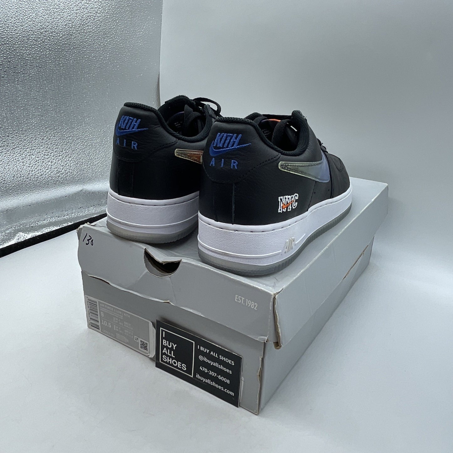 Size 9 - Kith x Nike Air Force 1 Low NYC Away (CZ7928-001)